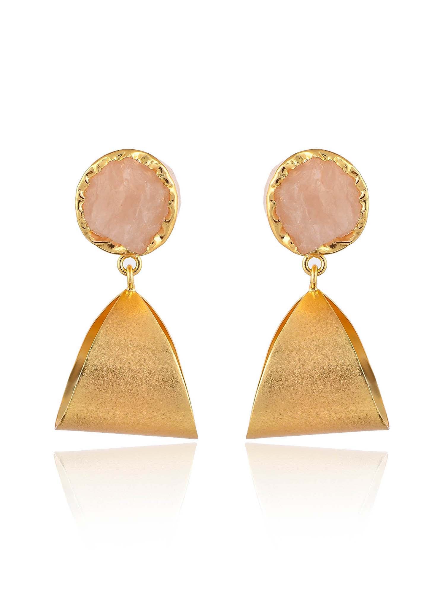 Women's Rough Potli Earrings