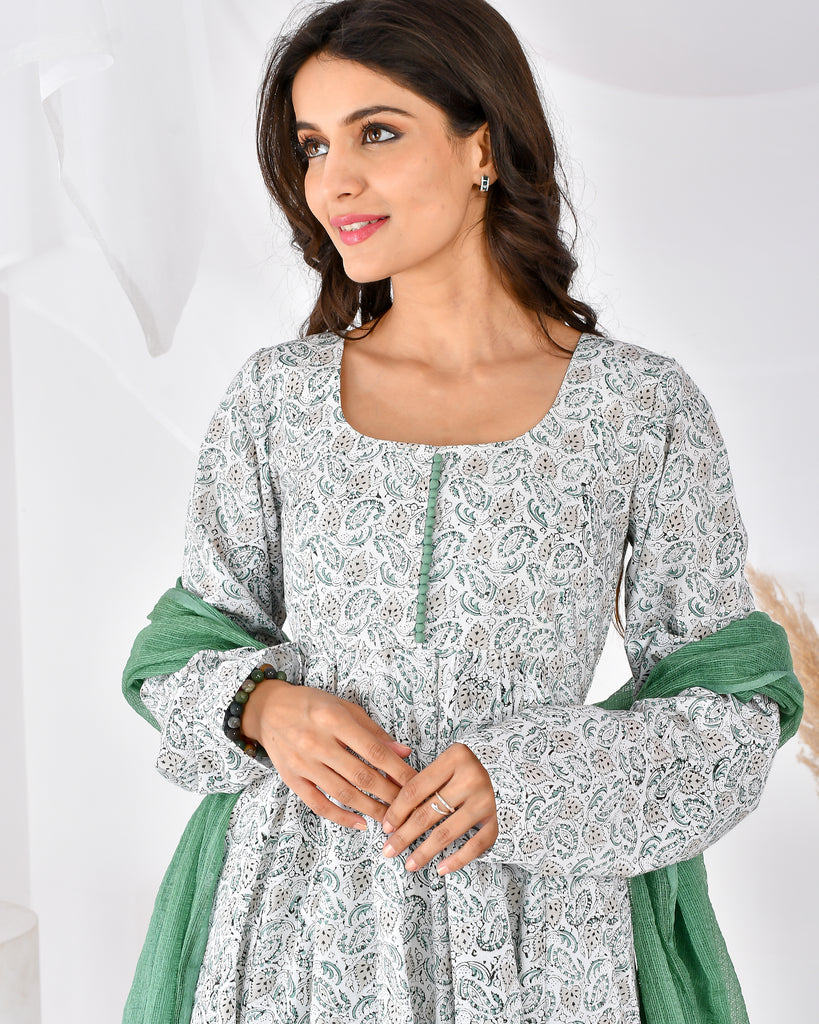 Women's WHITE HANDBLOCK S