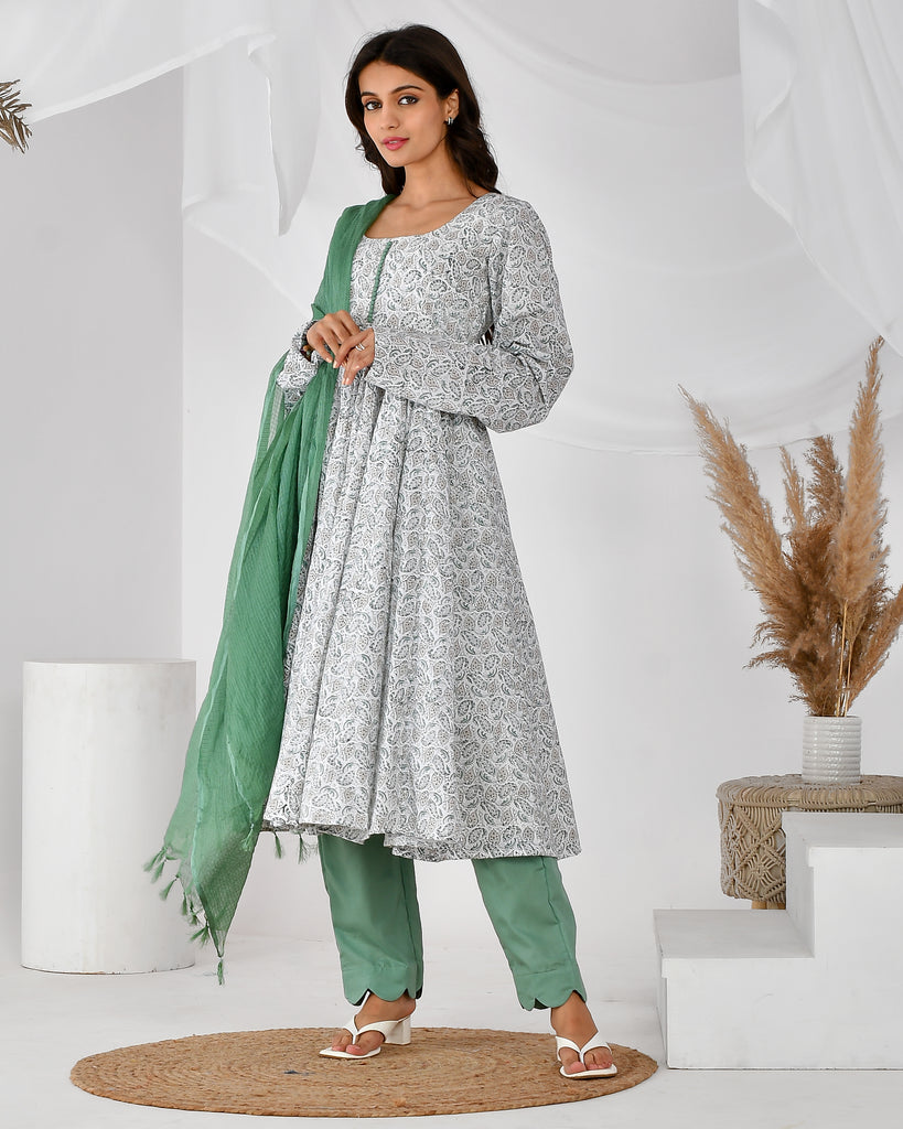 Women's WHITE HANDBLOCK S