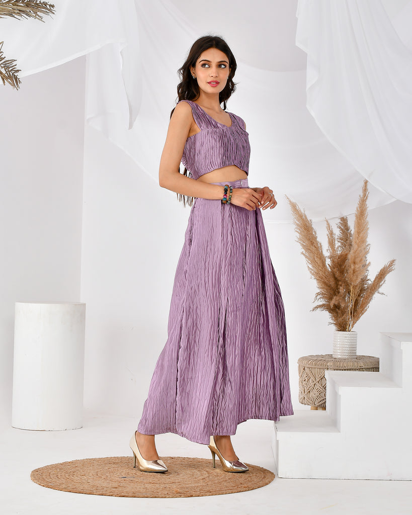 Women's Lavender Coord Set