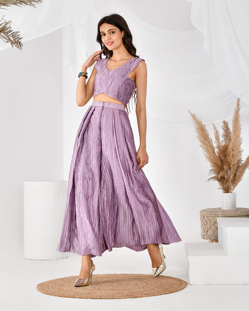 Women's Lavender Coord Set