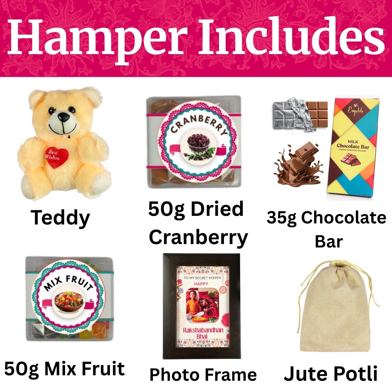 Special Personalized Rakshabandhan Hamper For Sister
