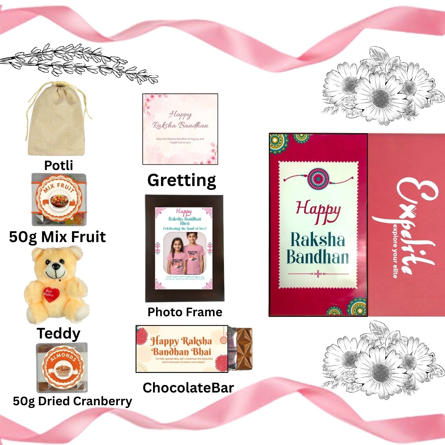 Special Personalized Rakshabandhan Hamper For Sister