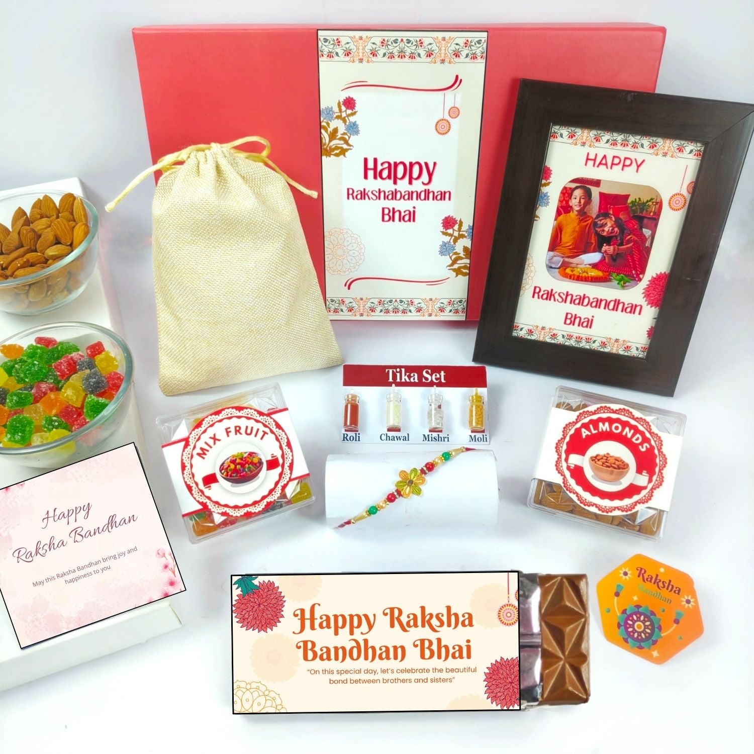 Special Customized Rakhi Gift Hamper For Brother, Rakhi Gift For Brother Kids