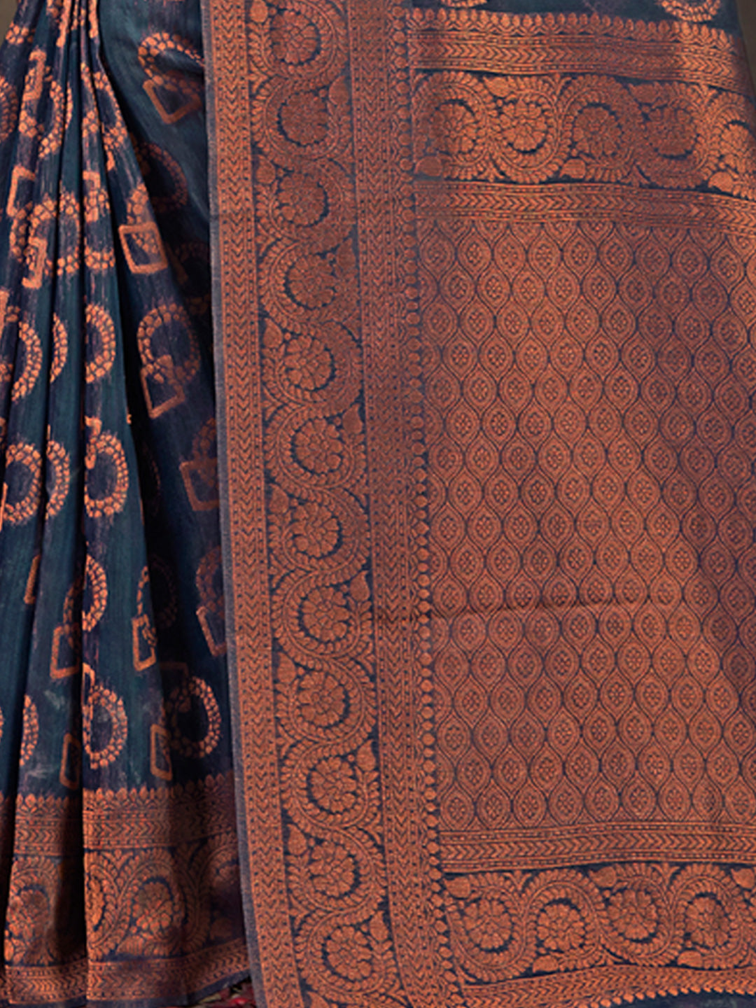 Women's Green Silk Woven Ork Traditional Tassels Saree - Sangam Prints