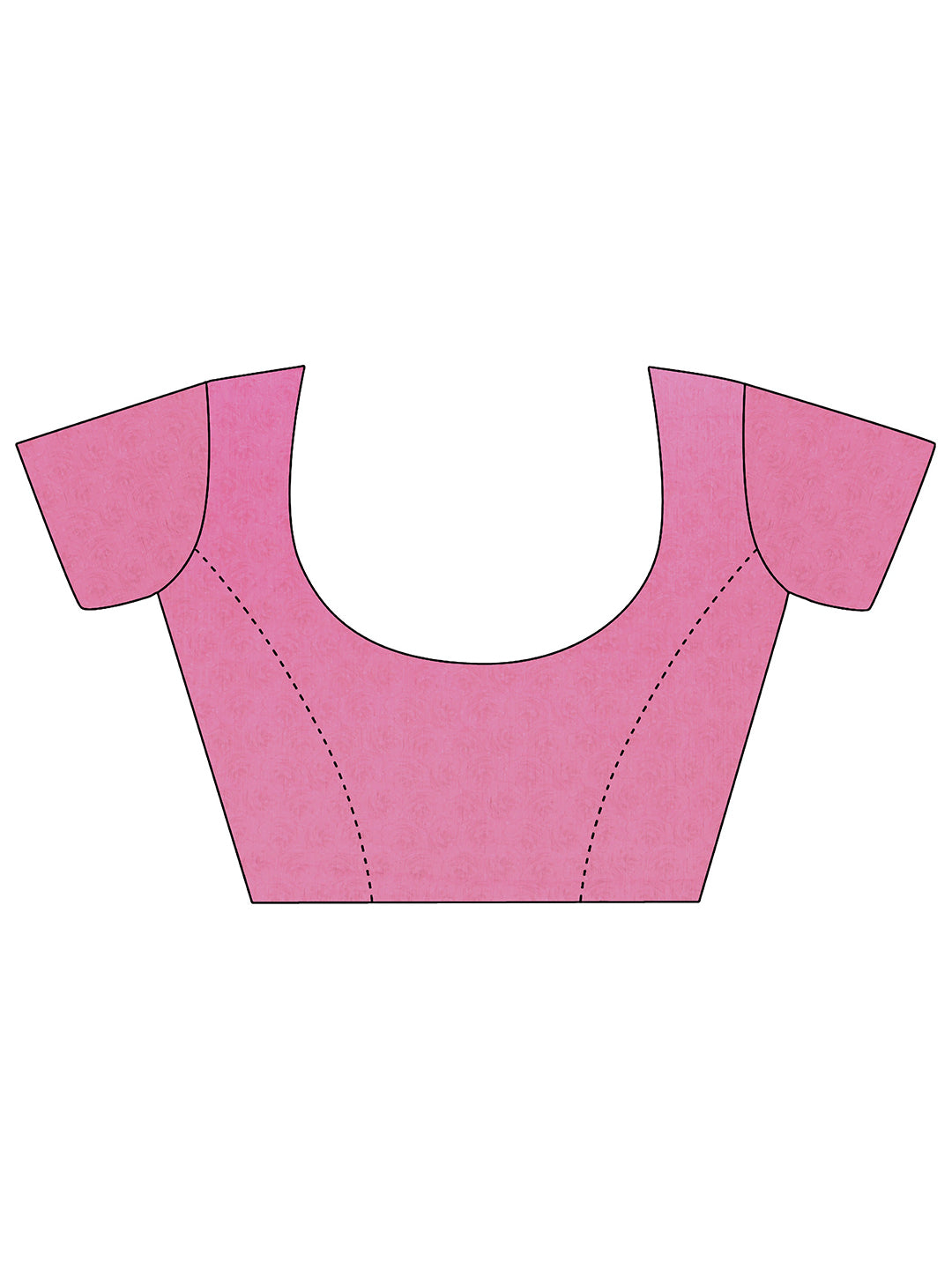 Women's Pink Chiffon Printed Saree - Ahika