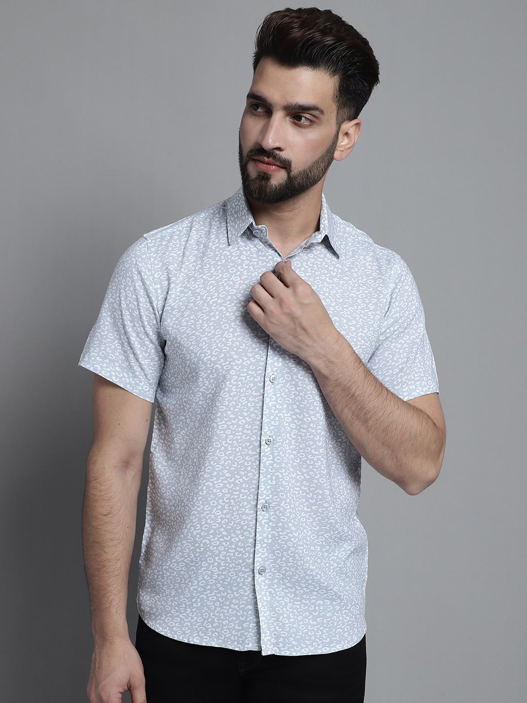 Men's Printed Casual Shirt - Taantav