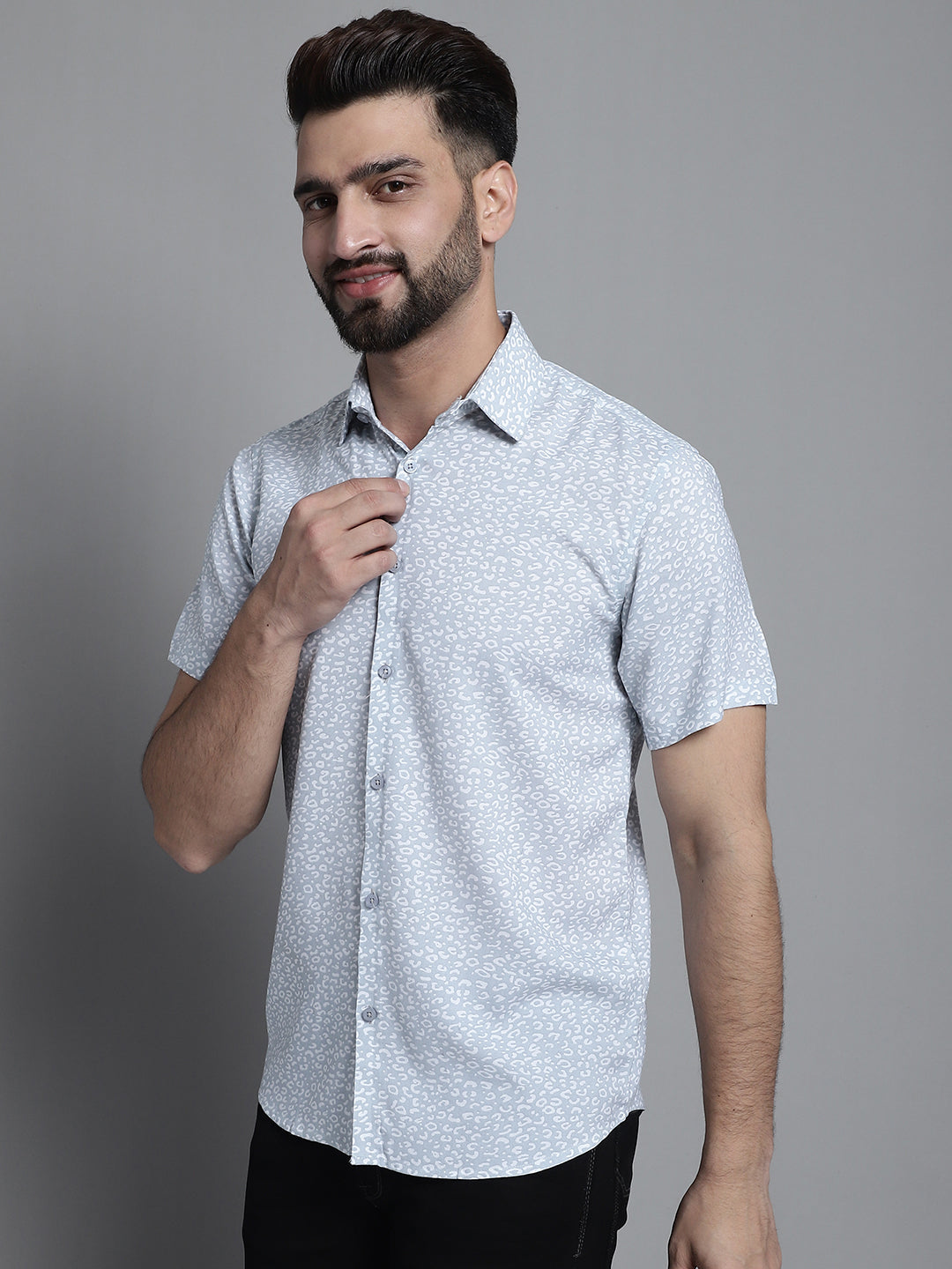 Men's Printed Casual Shirt - Taantav