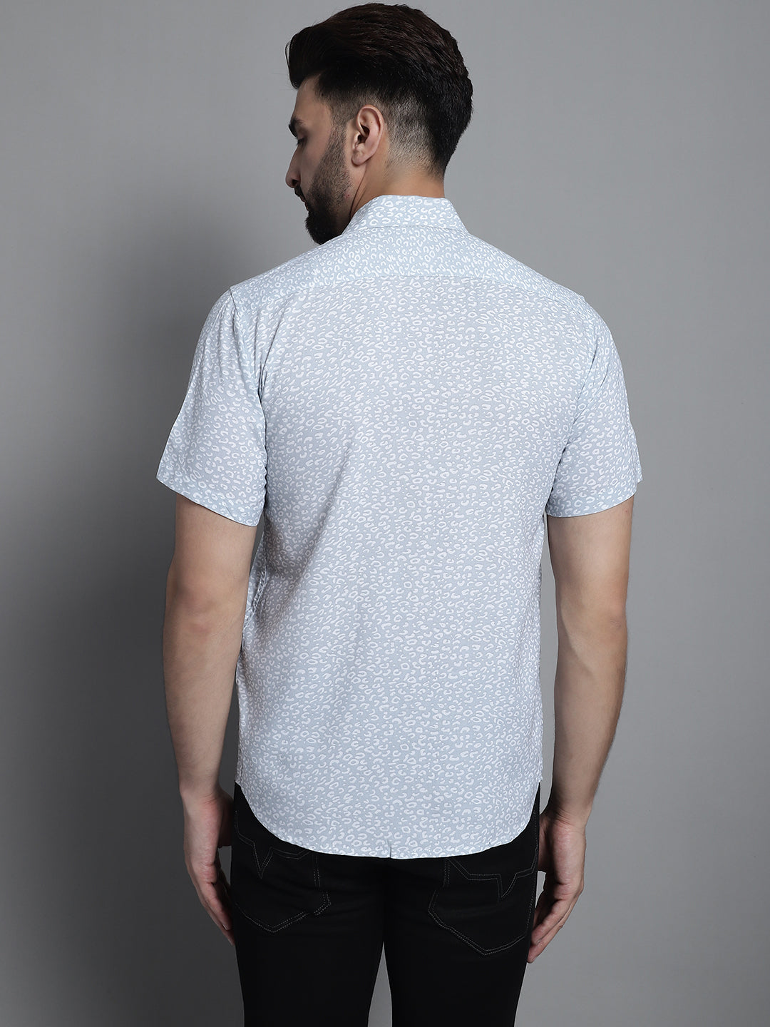 Men's Printed Casual Shirt - Taantav