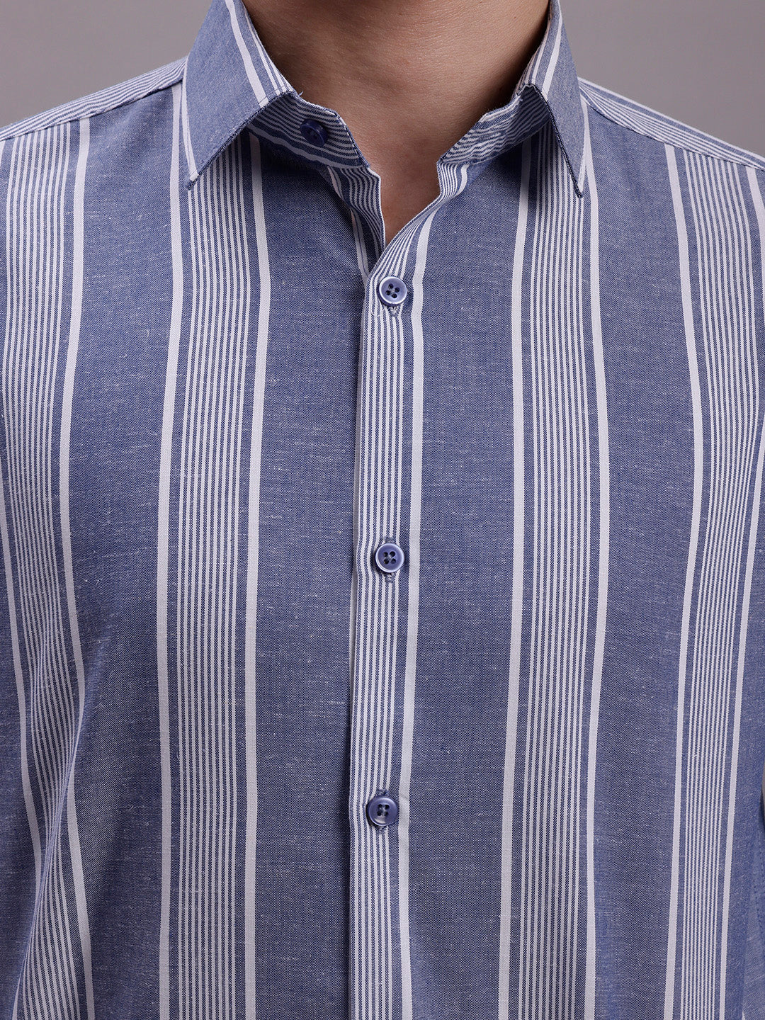 Men's Striped Casual Shirt - Taantav