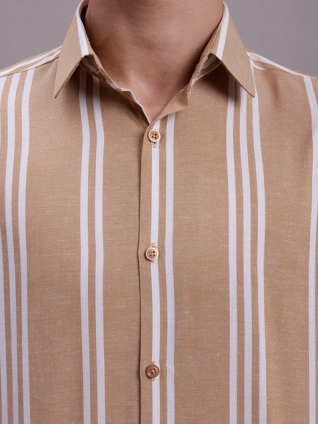 Men's Striped Casual Shirt - Taantav