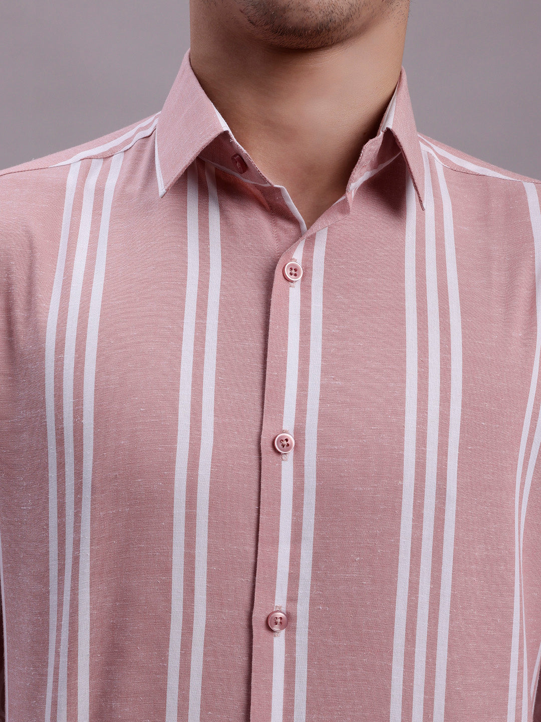 Men's Striped Casual Shirt - Taantav