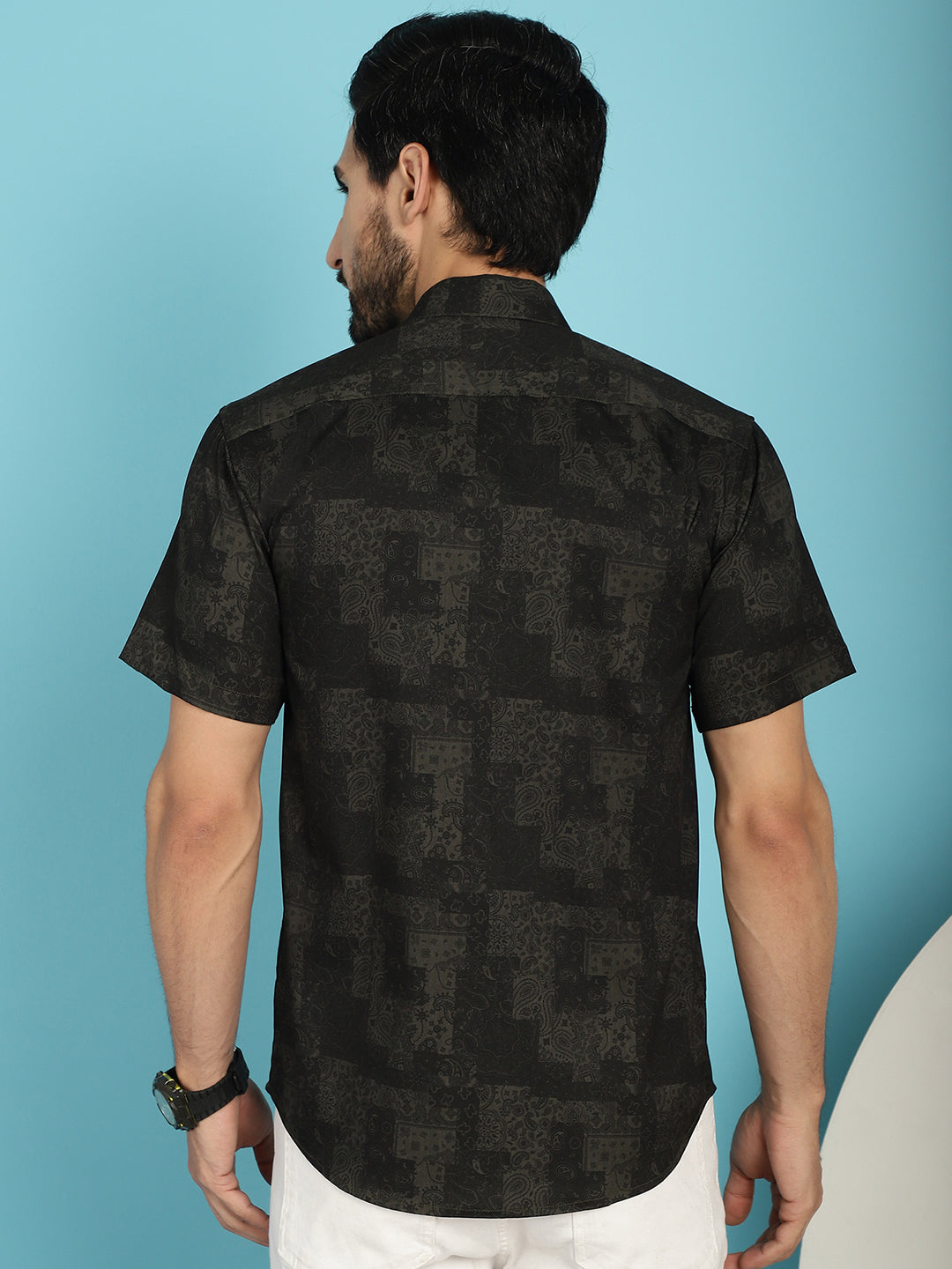 Men's Printed Casual Shirt - Taantav