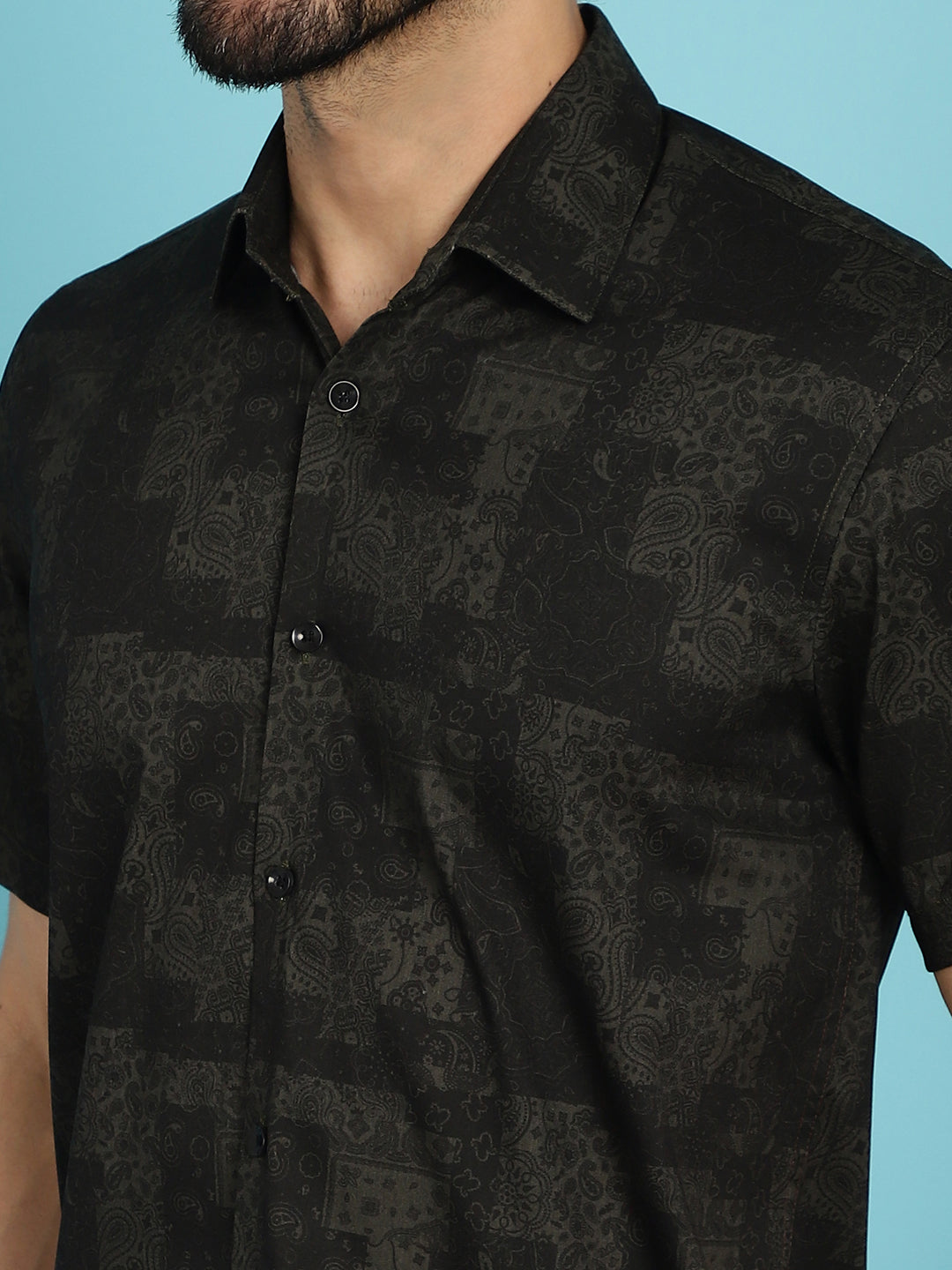 Men's Printed Casual Shirt - Taantav