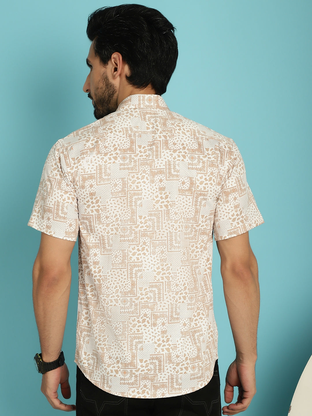 Men's Printed Casual Shirt - Taantav