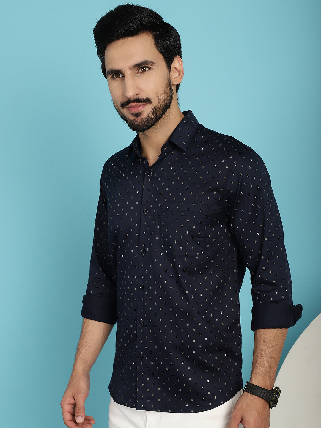 Men's Printed Casual Shirt - Taantav