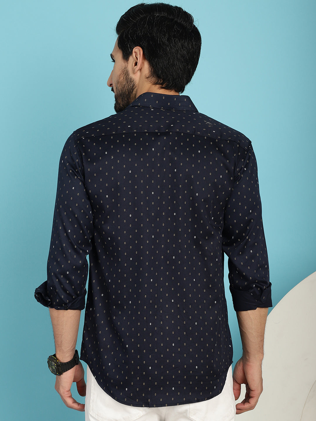 Men's Printed Casual Shirt - Taantav