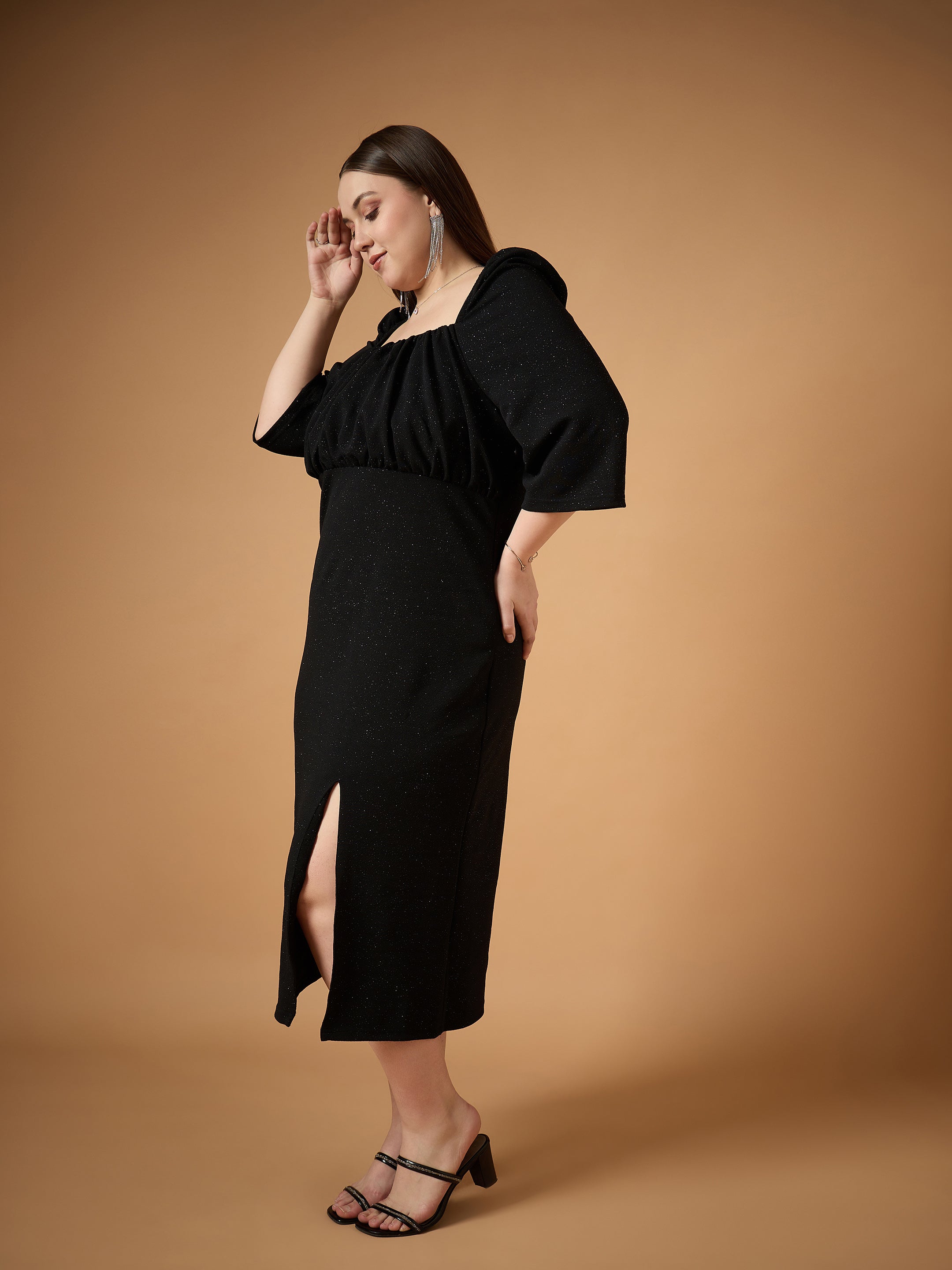 Women's Black Strong Dress - Sassafras