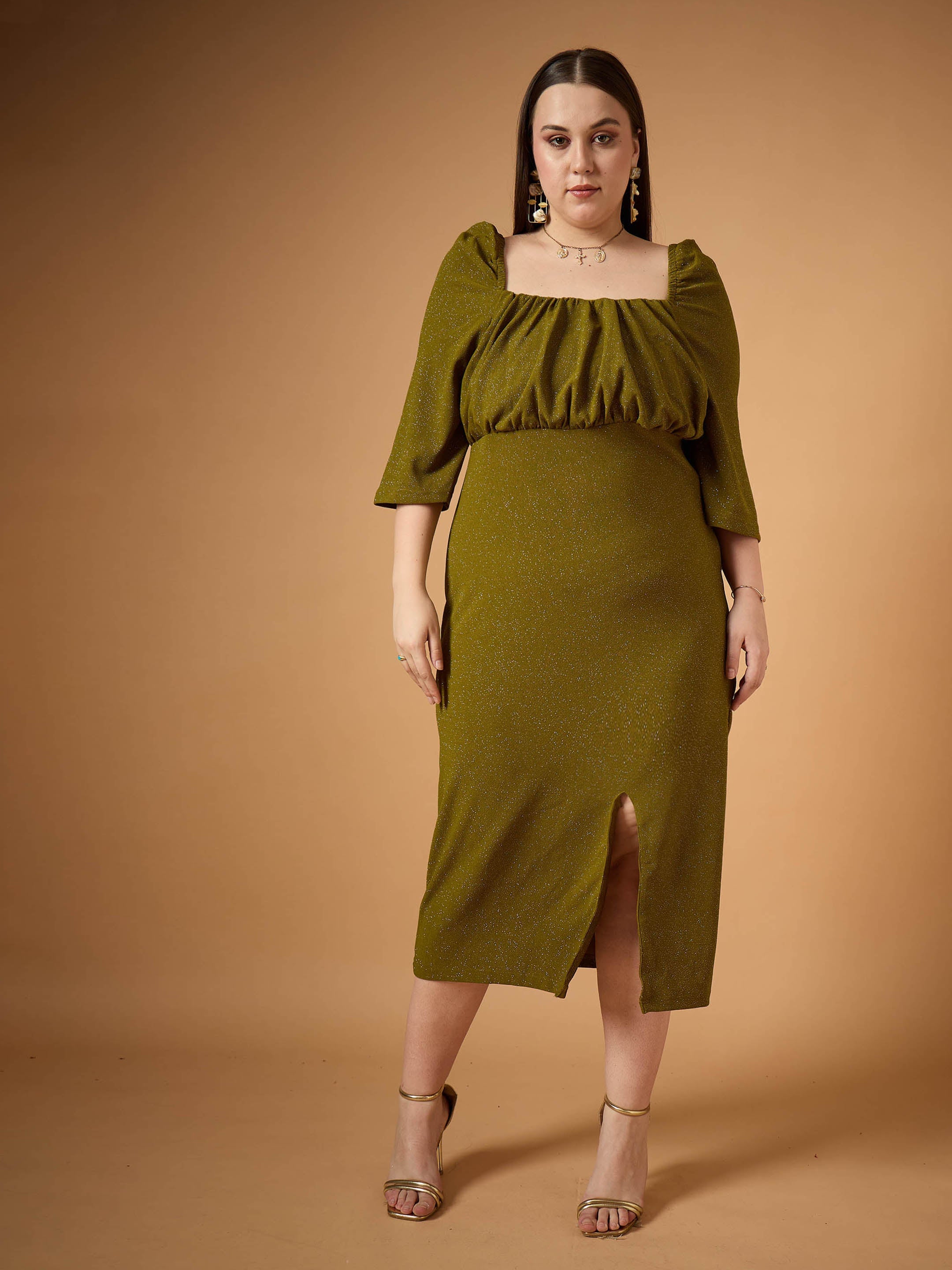 Women's Olive Strong Dress - Sassafras