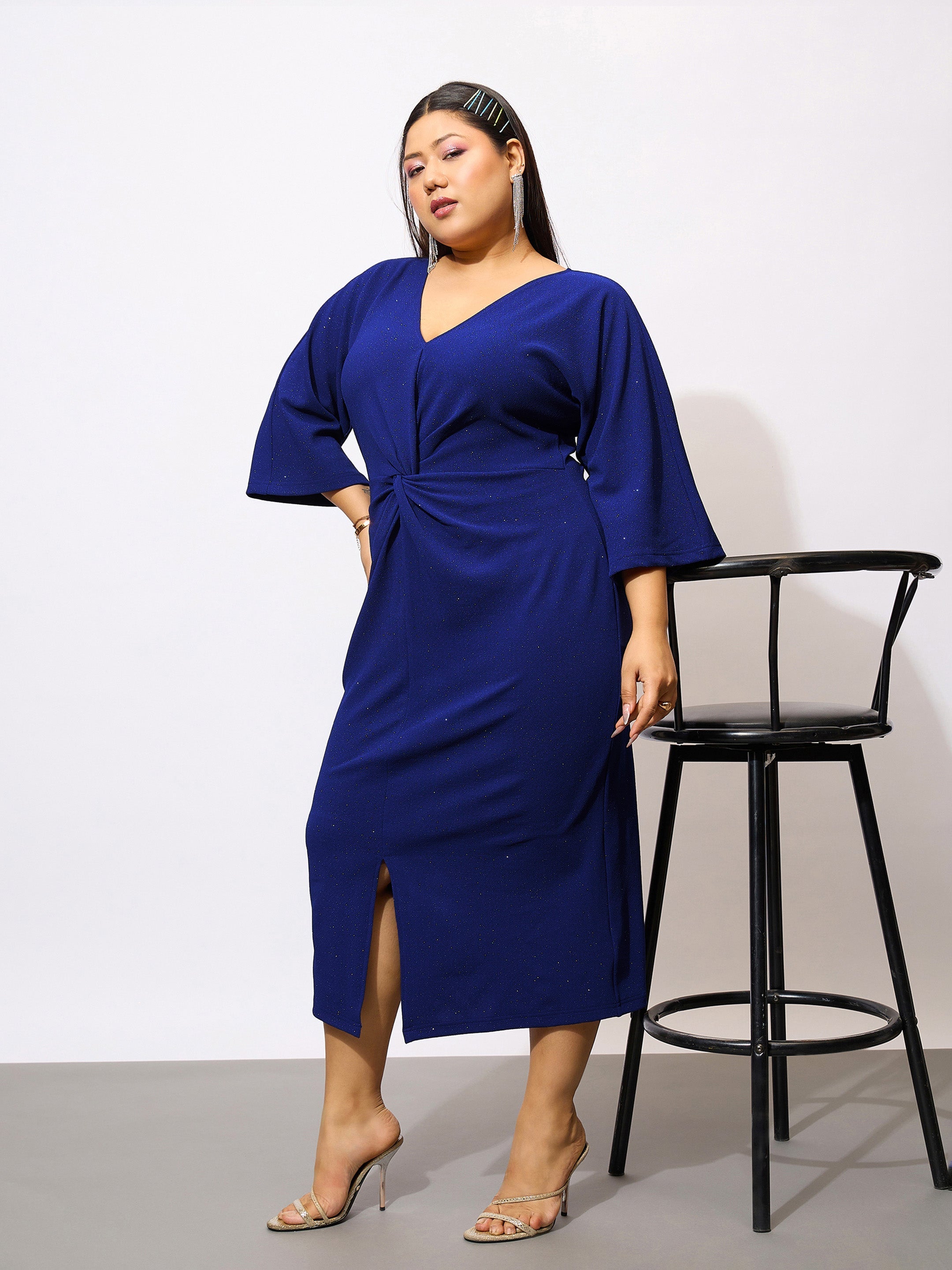 Women's Blue Strong Dress - Sassafras