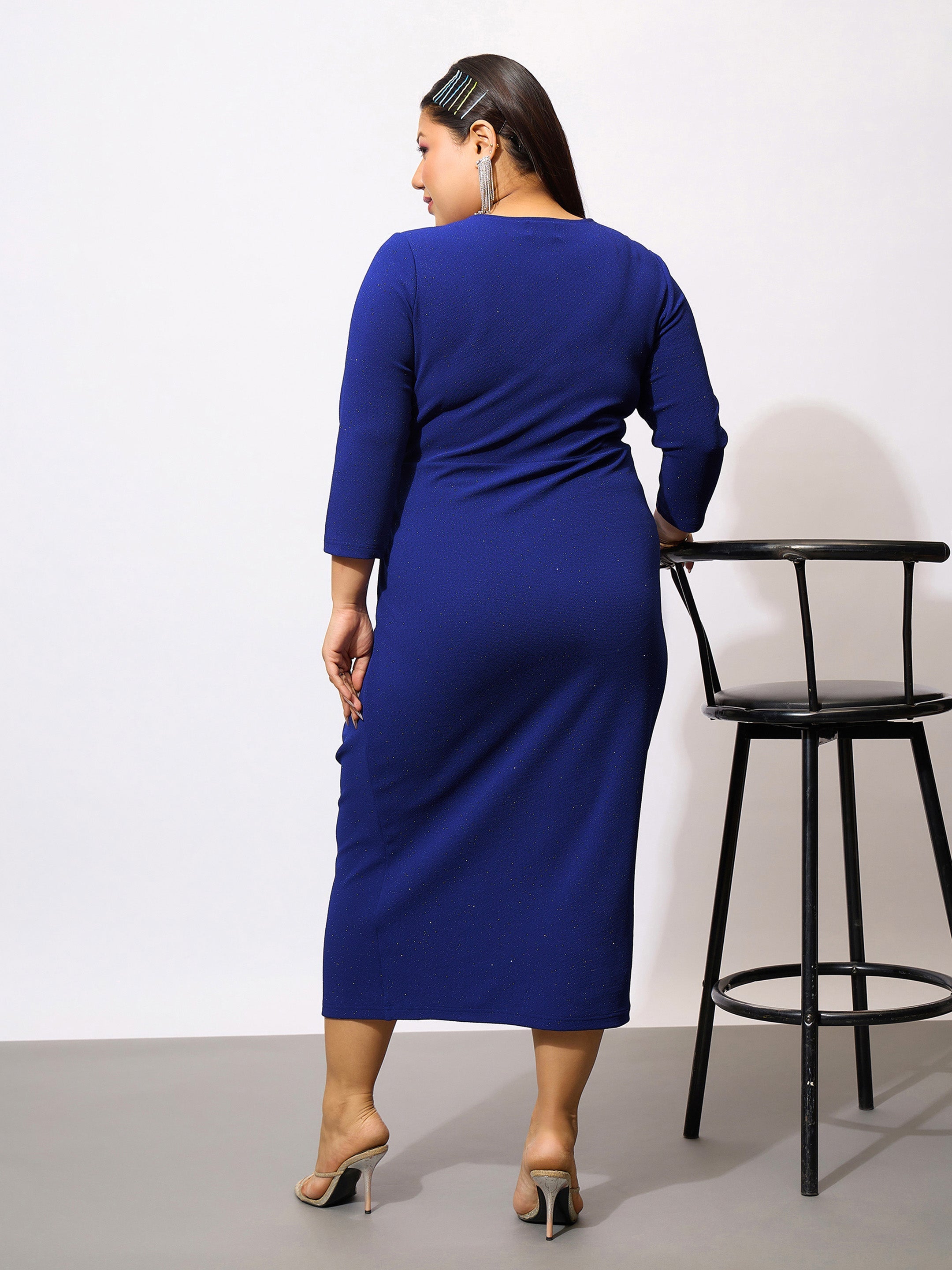 Women's Blue Strong Dress - Sassafras