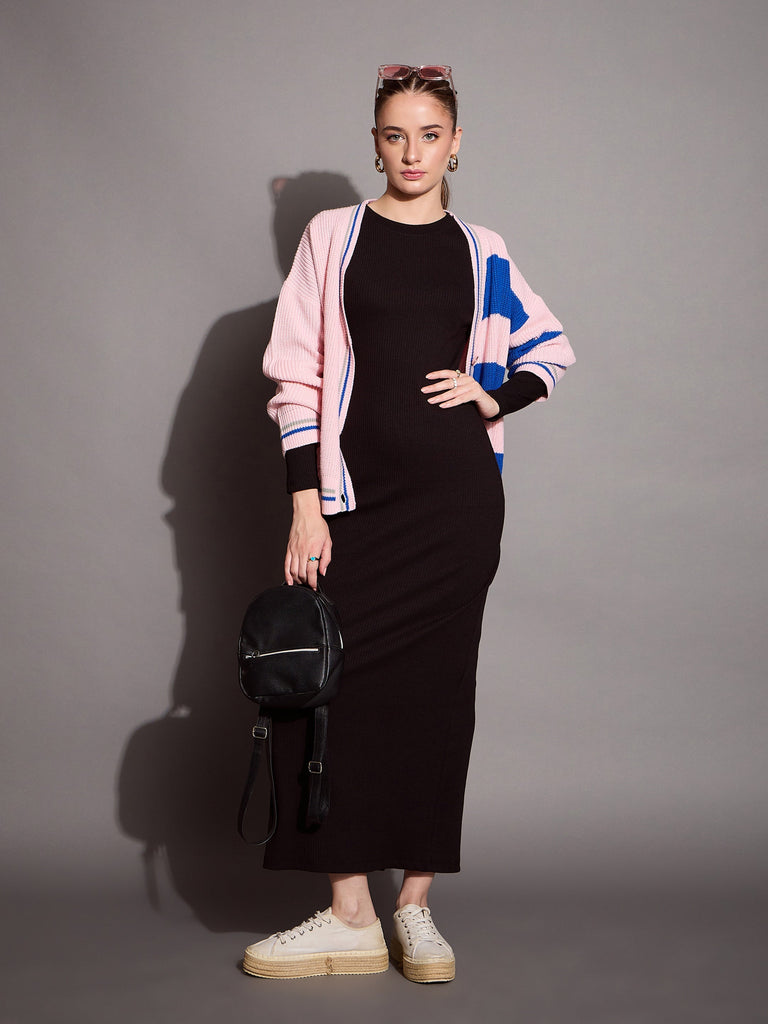 Women's Black Rib Dress