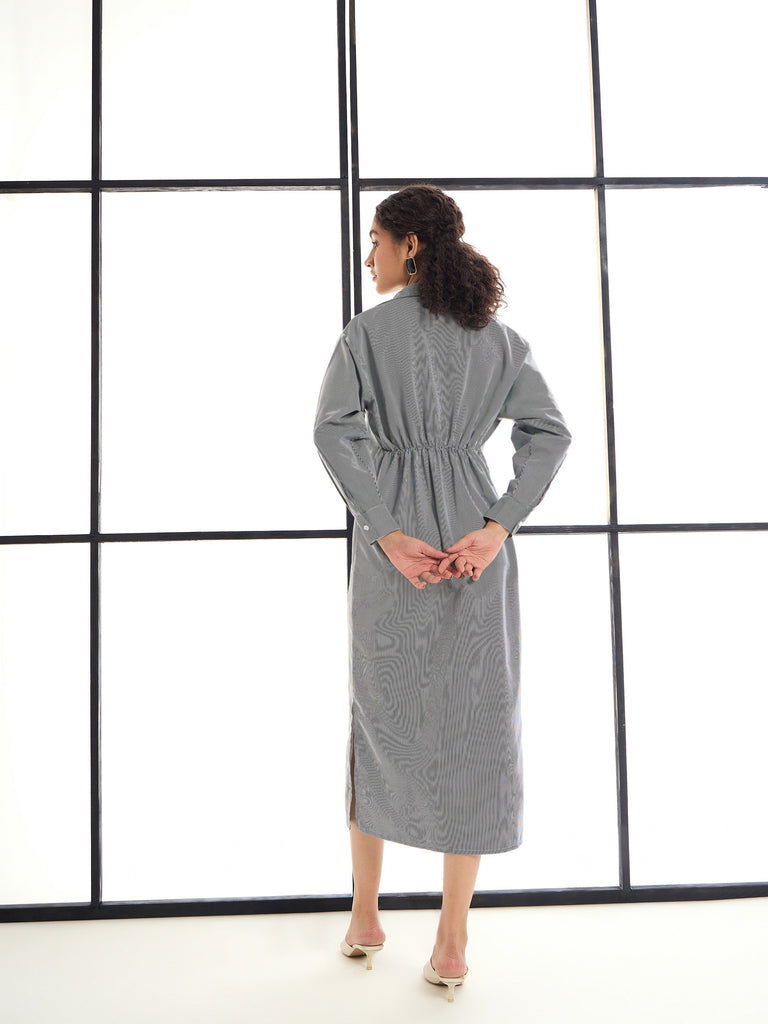 Women's Black Striped Dress