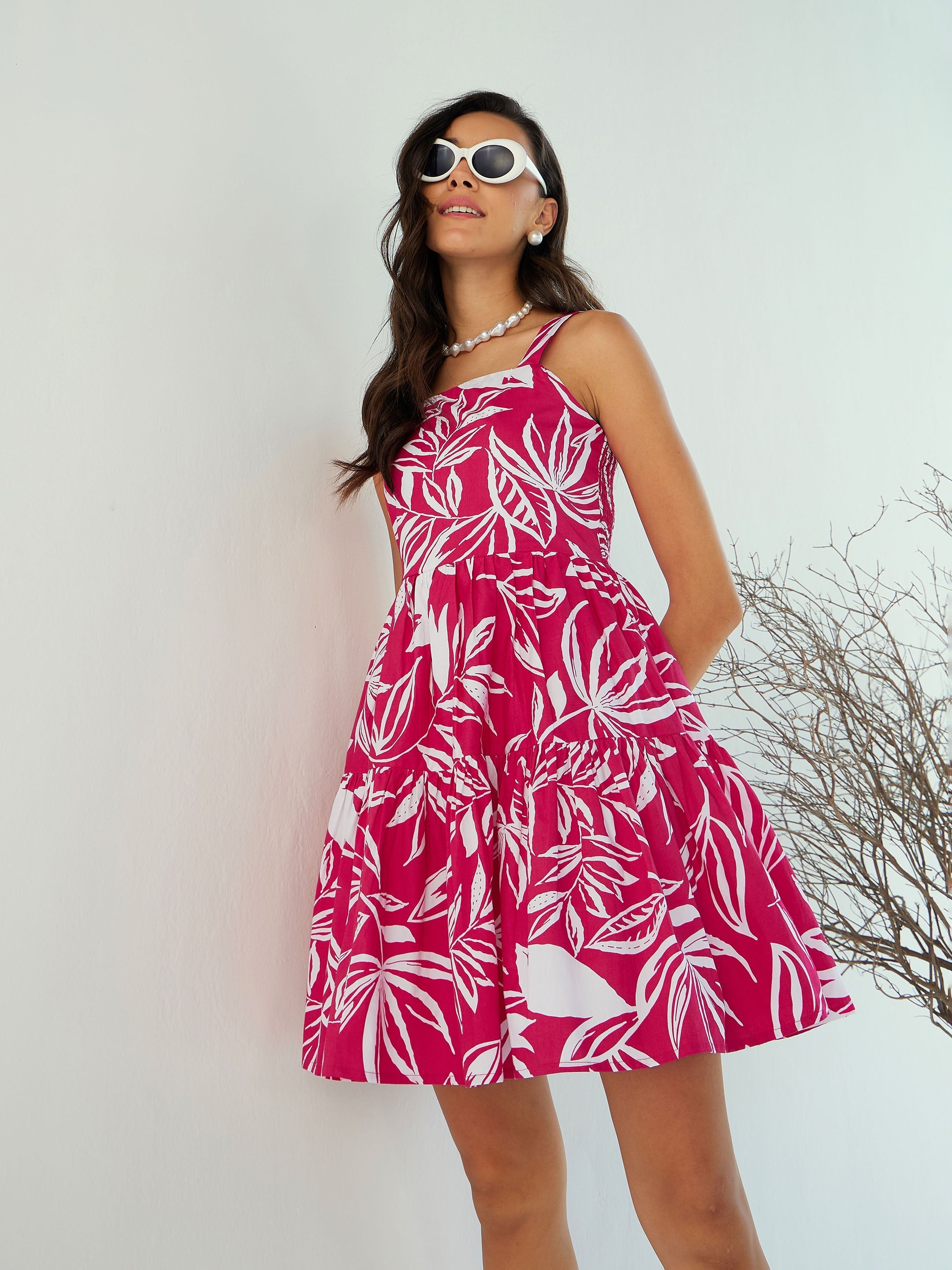 Women's Fuchsia Strong Dress - Sassafras