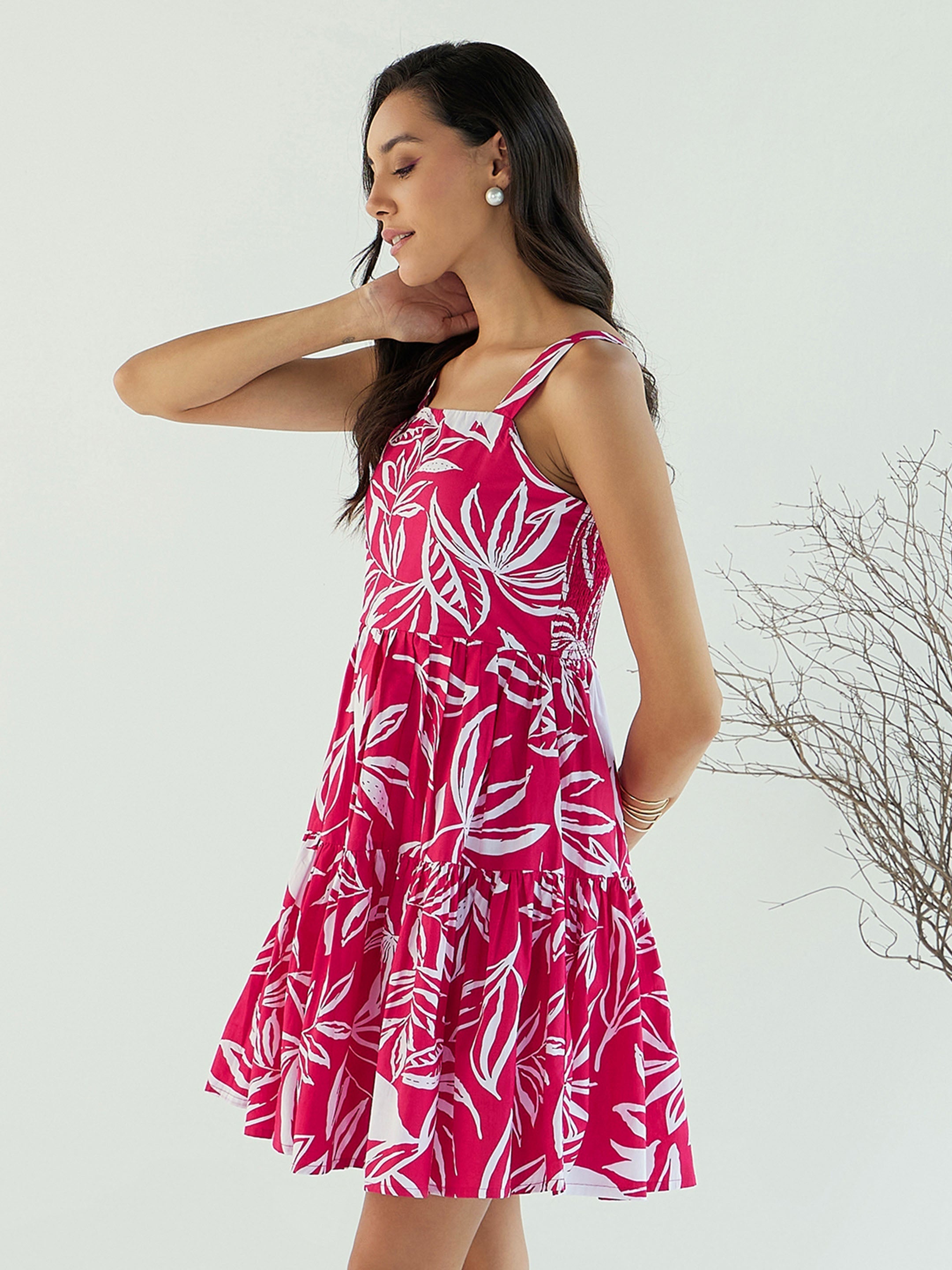 Women's Fuchsia Strong Dress - Sassafras