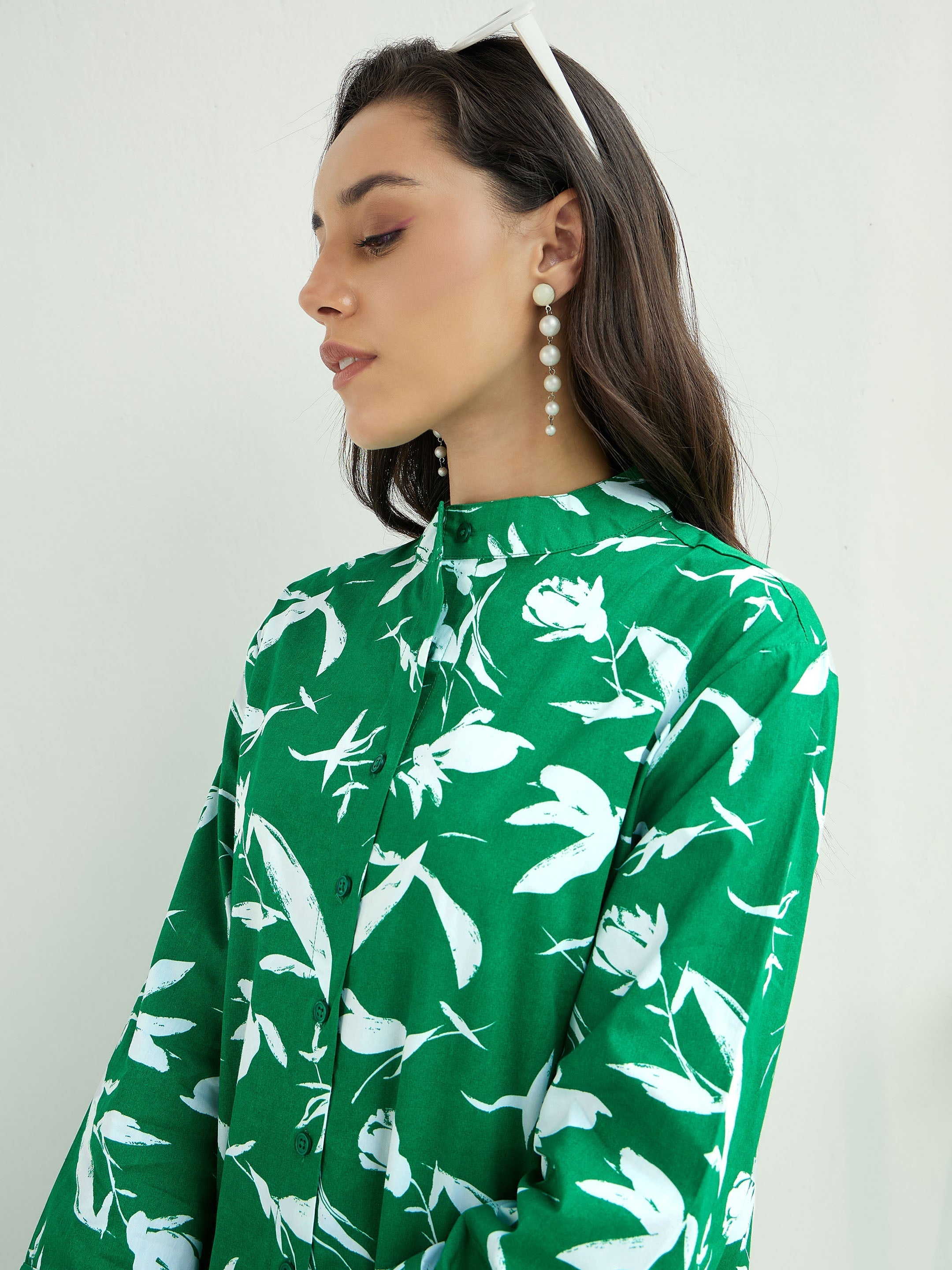 Women's Green Floral Dress - Sassafras