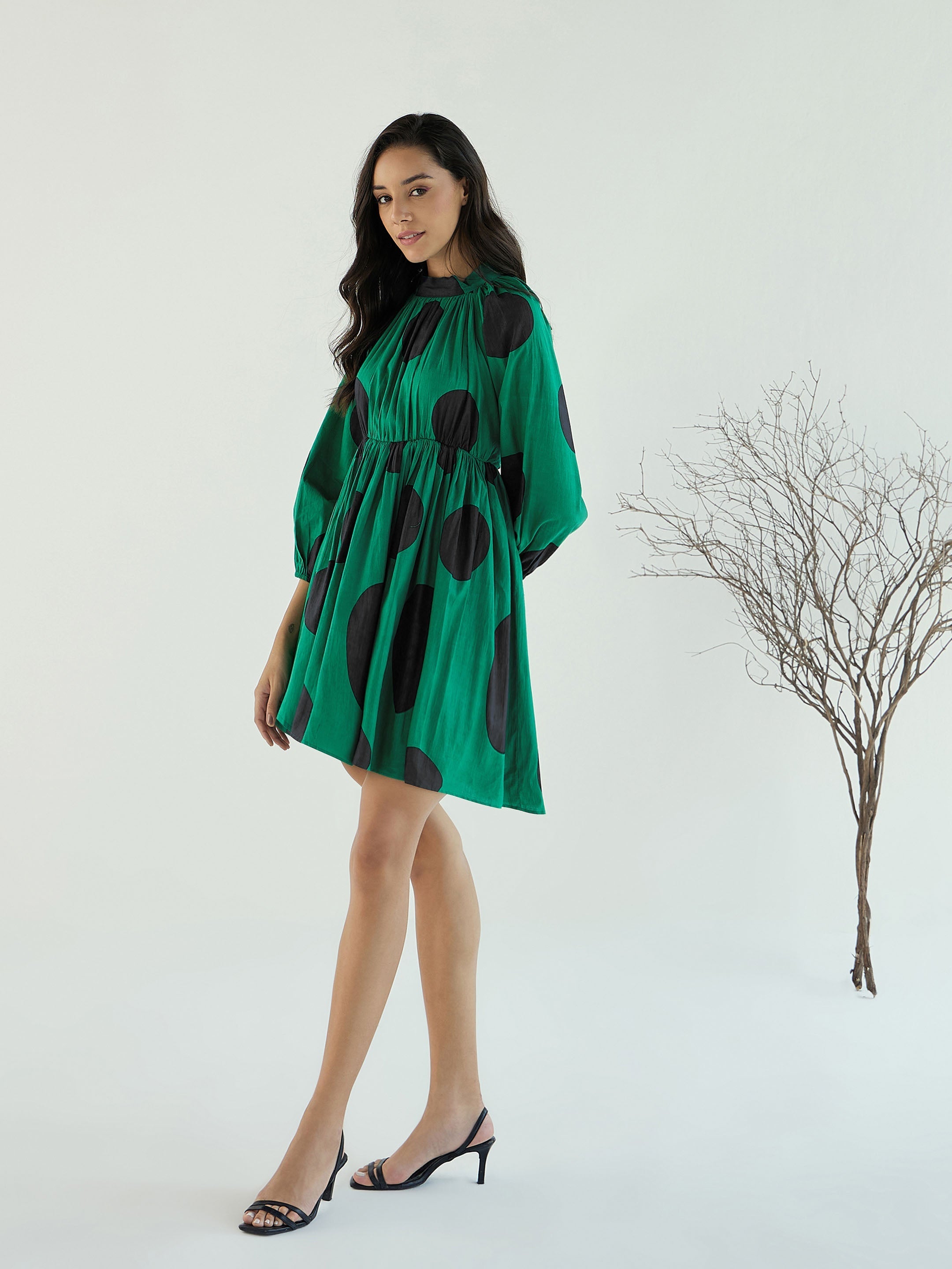 Women's Green Strong Dress - Sassafras