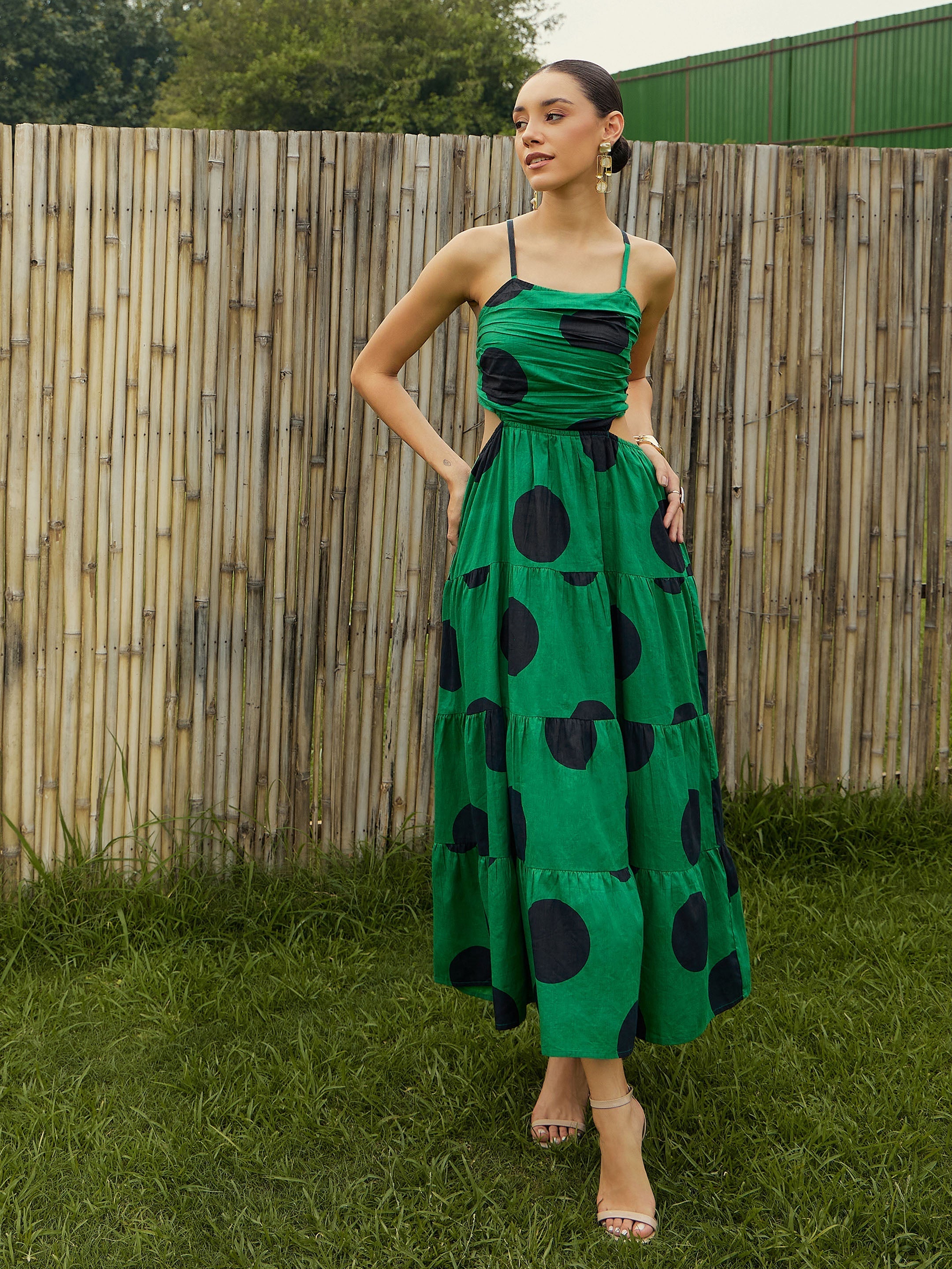 Women's Green Strong Dress - Sassafras