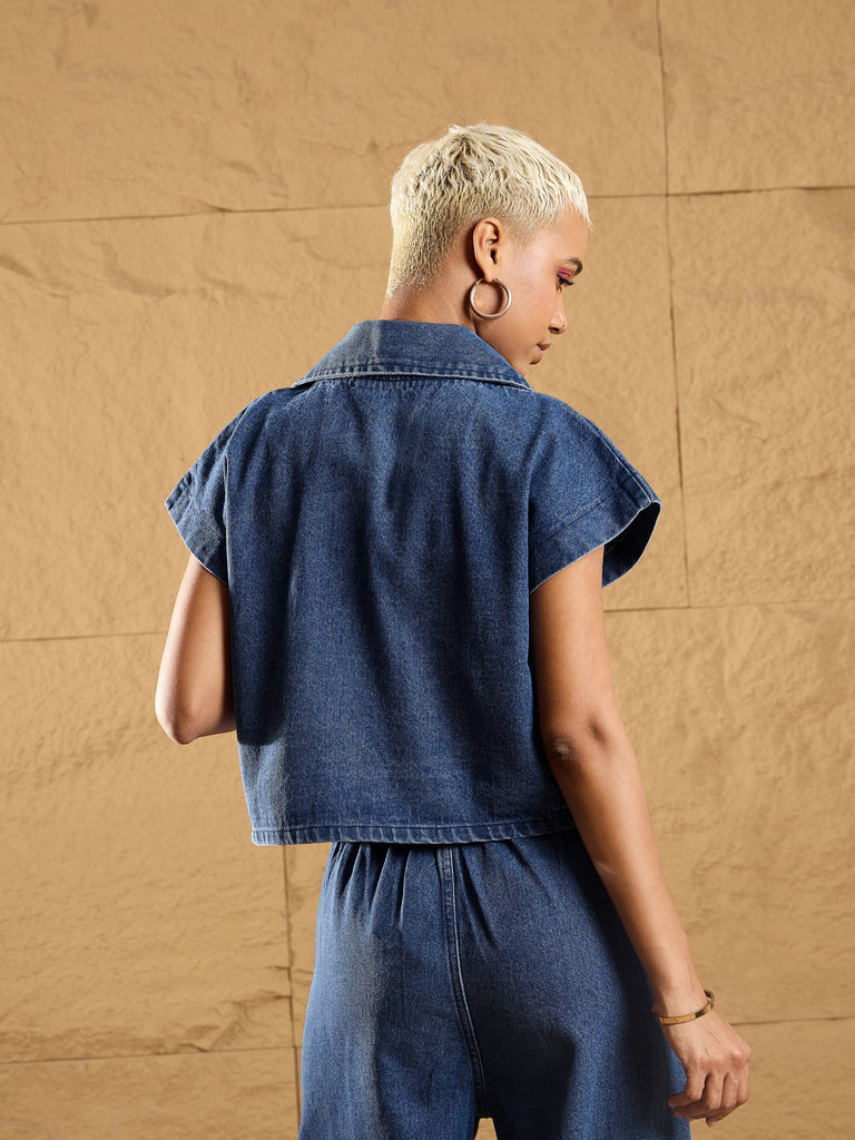 Women's Blue Denim Jacket
