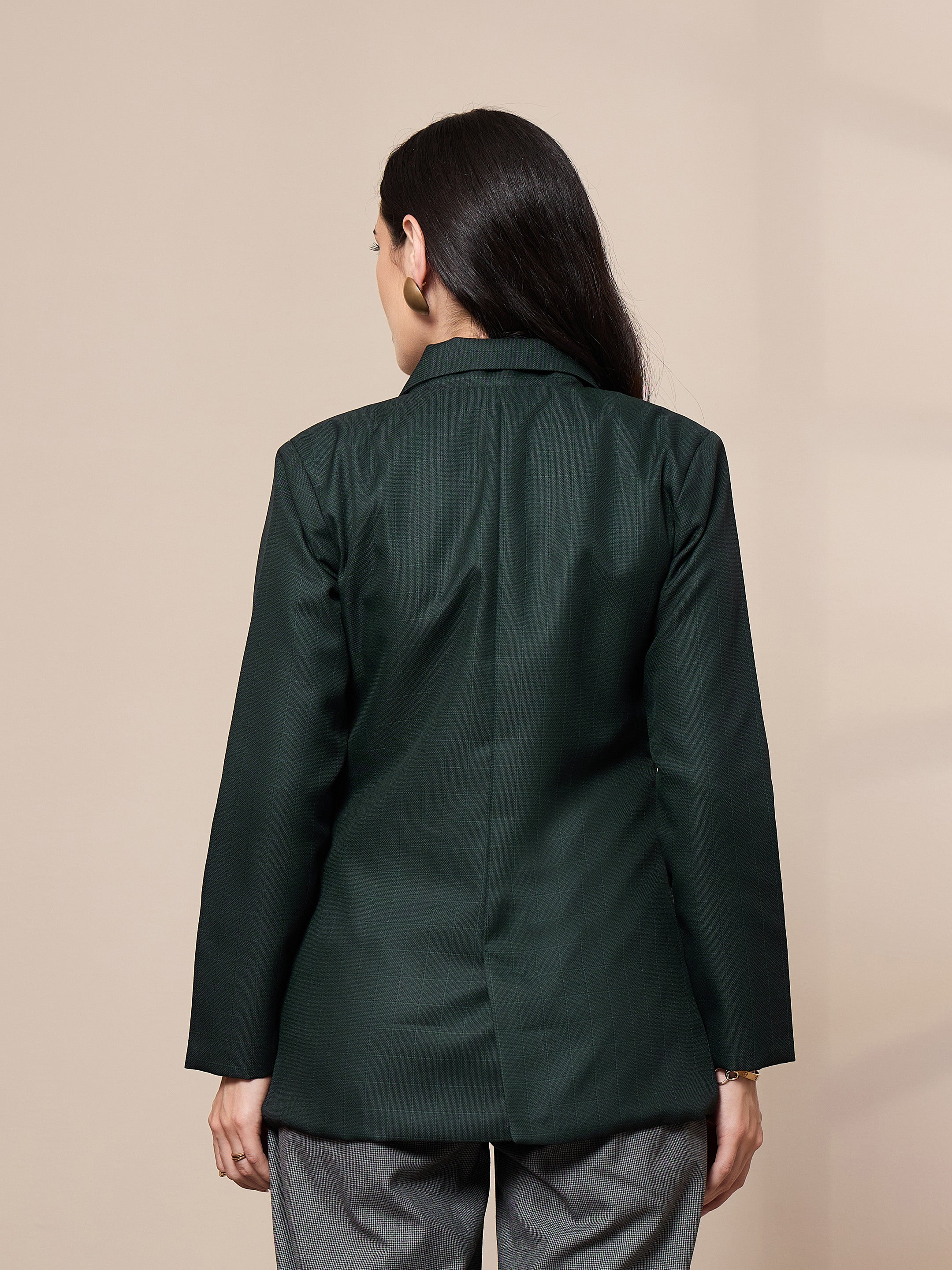 Women's Green Strong Blazer - Sassafras