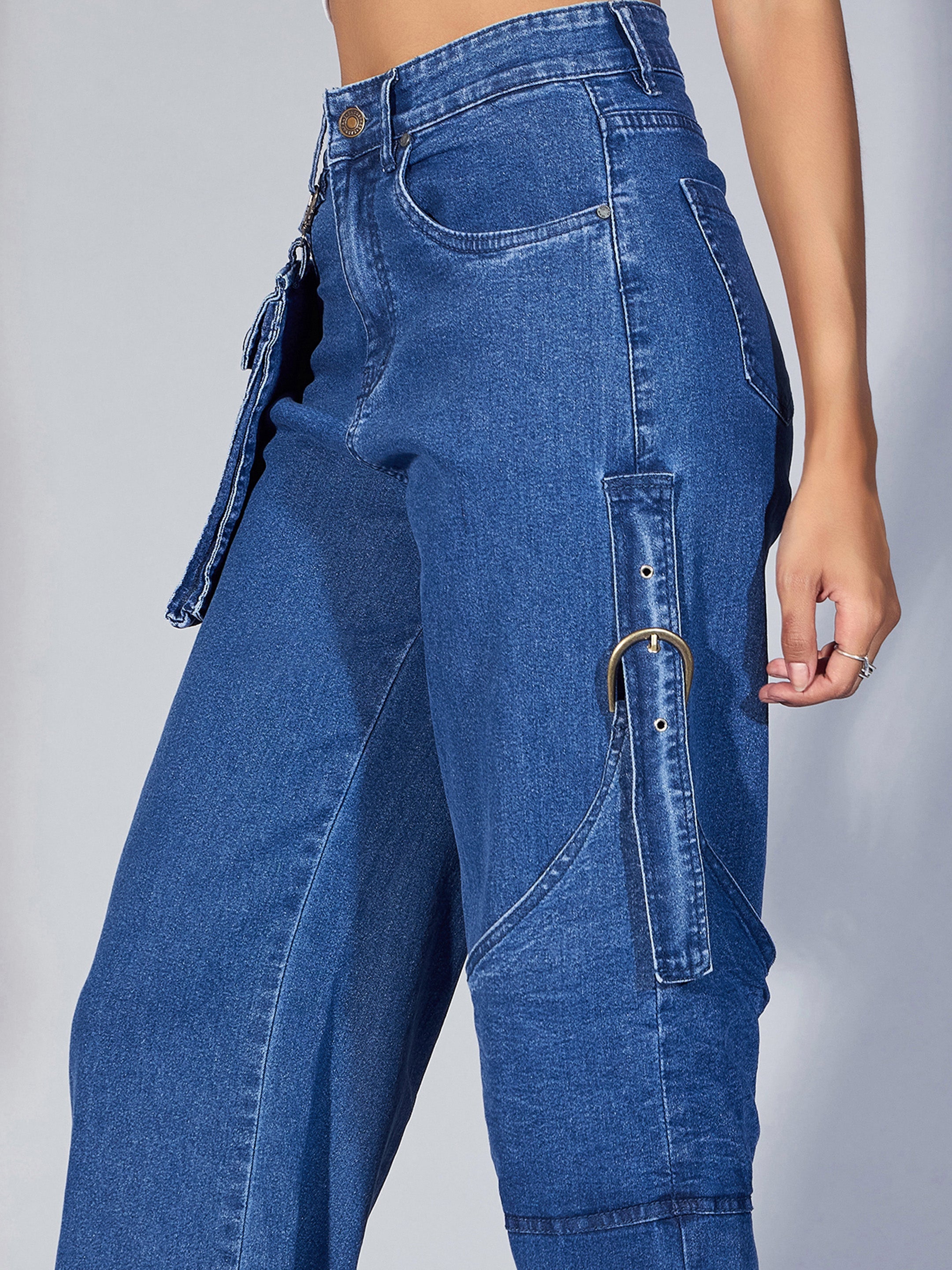 Women's Blue Denim Jean - Sassafras