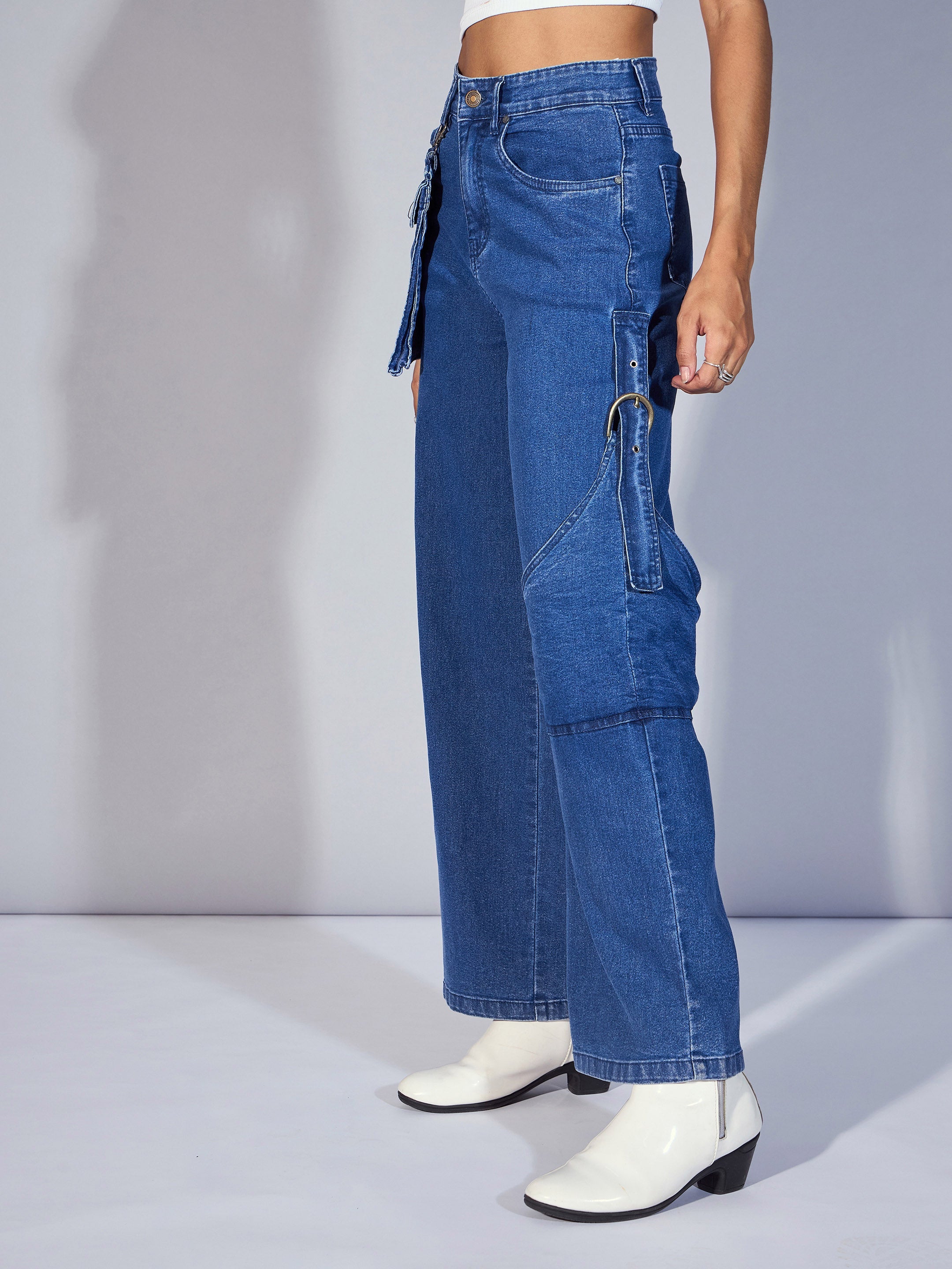 Women's Blue Denim Jean - Sassafras