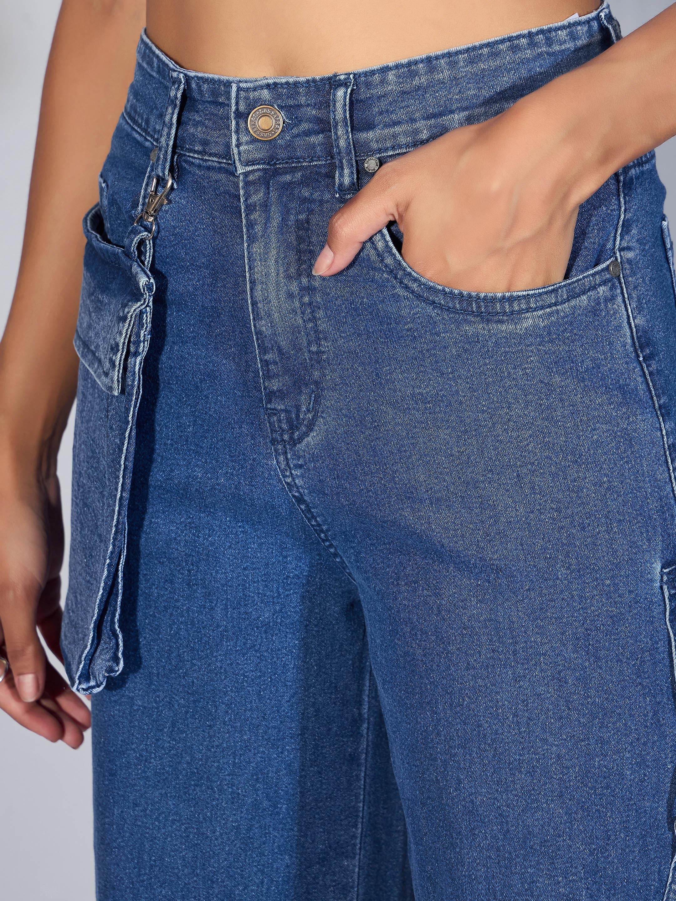 Women's Blue Denim Jean - Sassafras