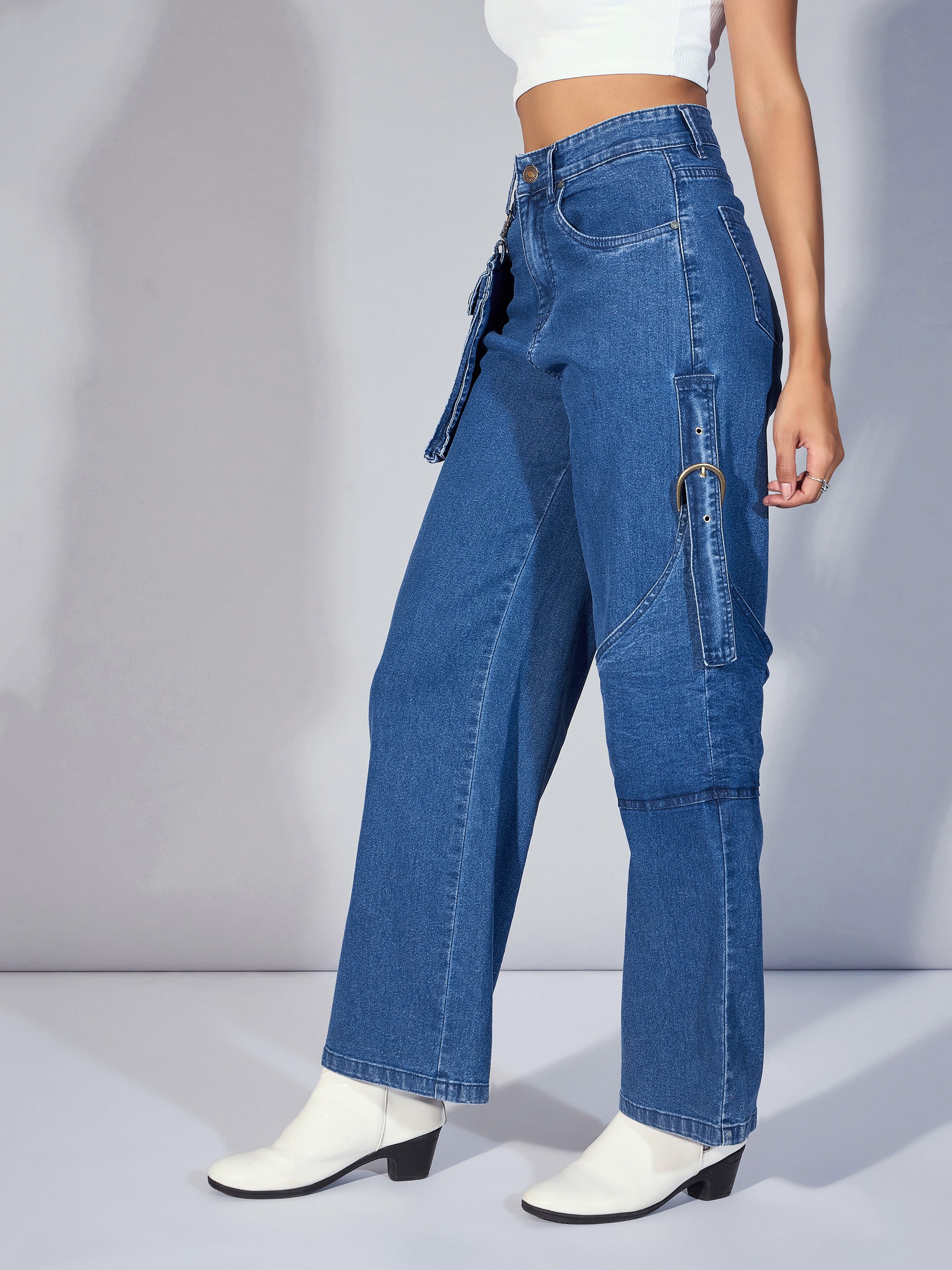 Women's Blue Denim Jean - Sassafras