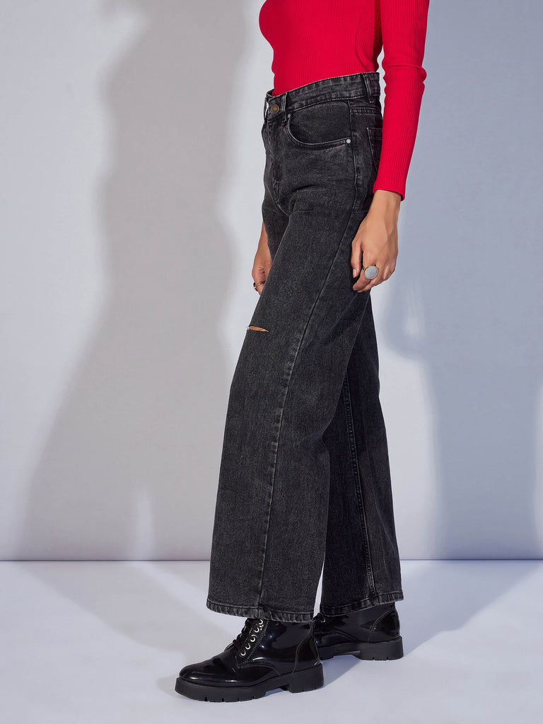Women's Black Wash Jean