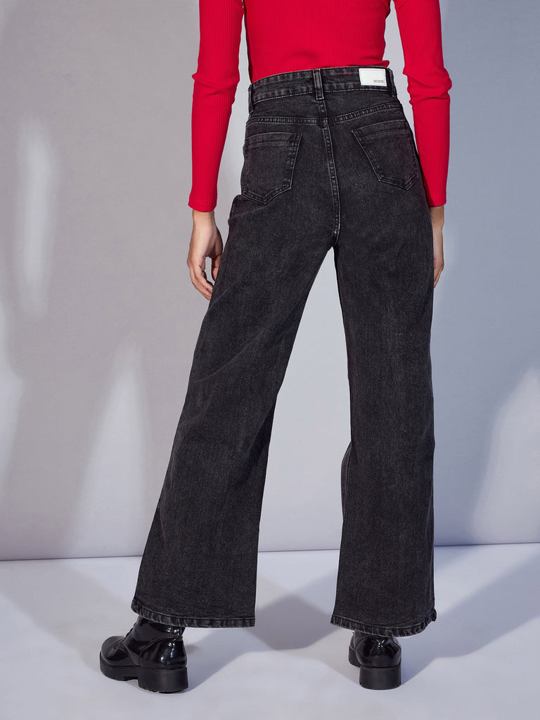 Women's Black Wash Jean