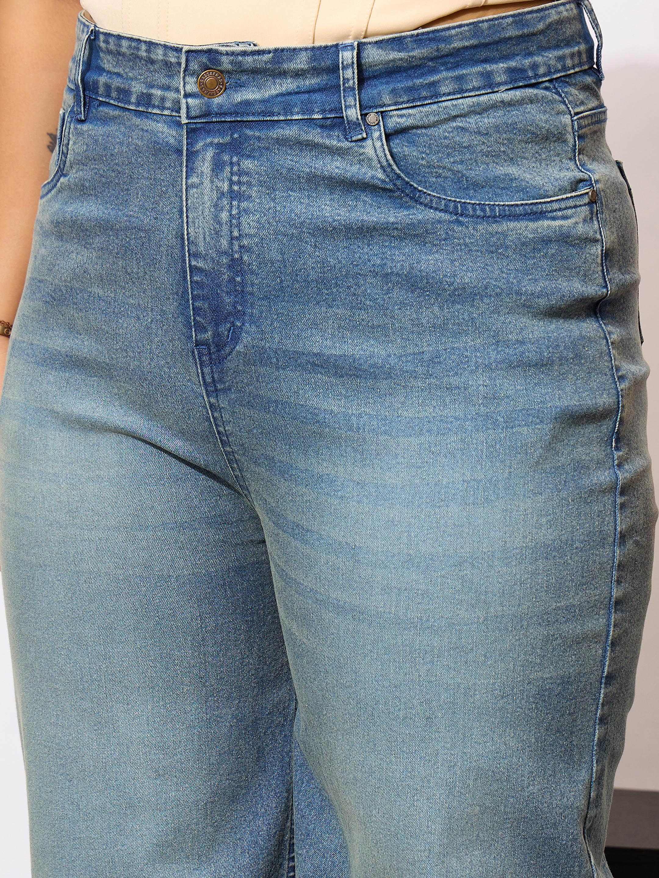 Women's Blue Denim Jean - Sassafras