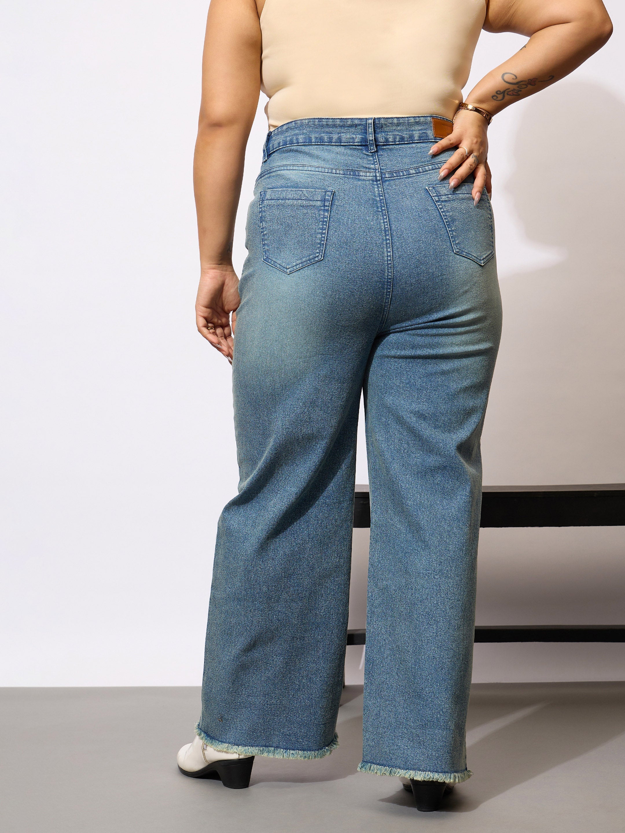 Women's Blue Denim Jean - Sassafras