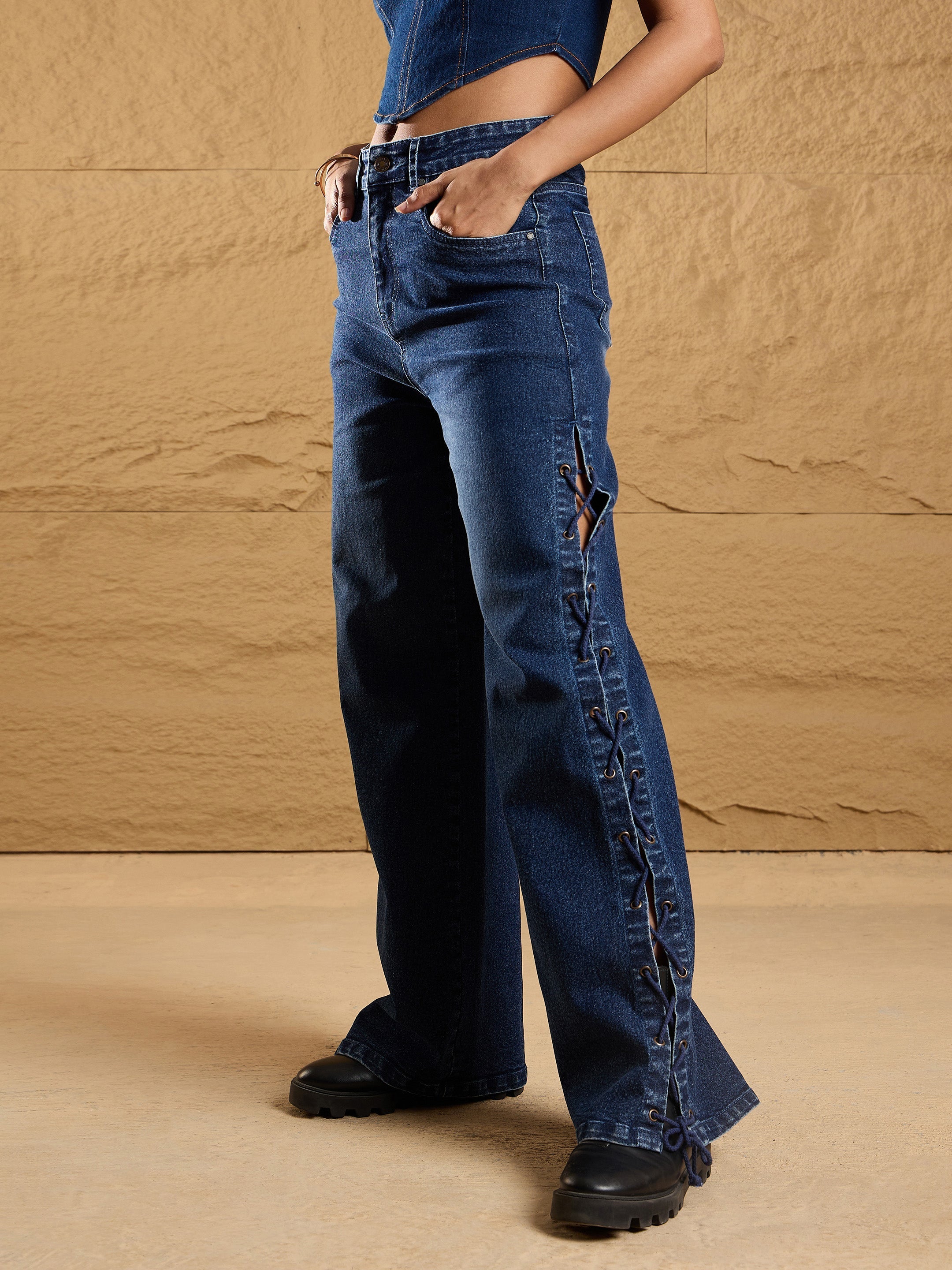 Women's Blue Wash Jean - Sassafras