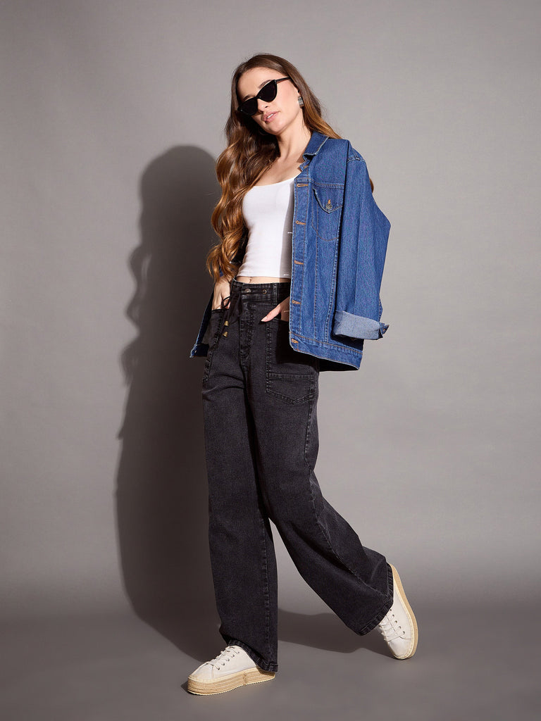 Women's Black Wash Jean