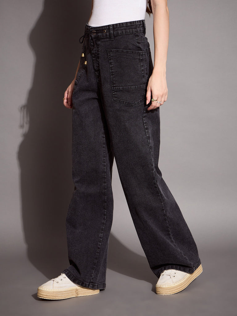 Women's Black Wash Jean
