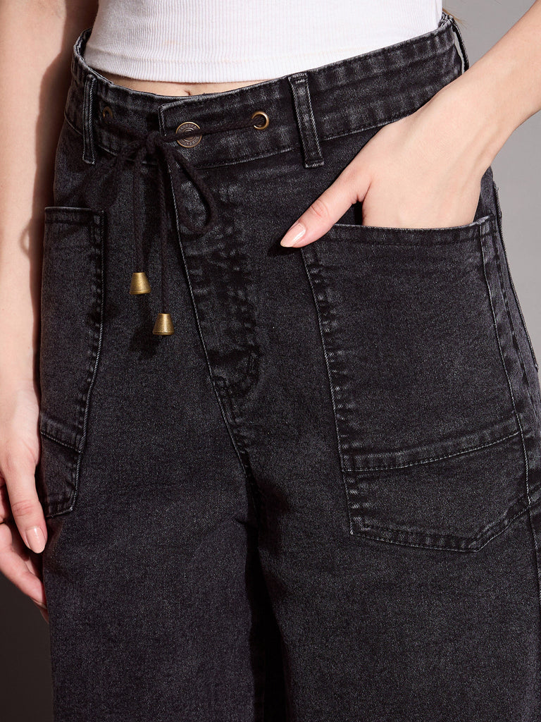 Women's Black Wash Jean