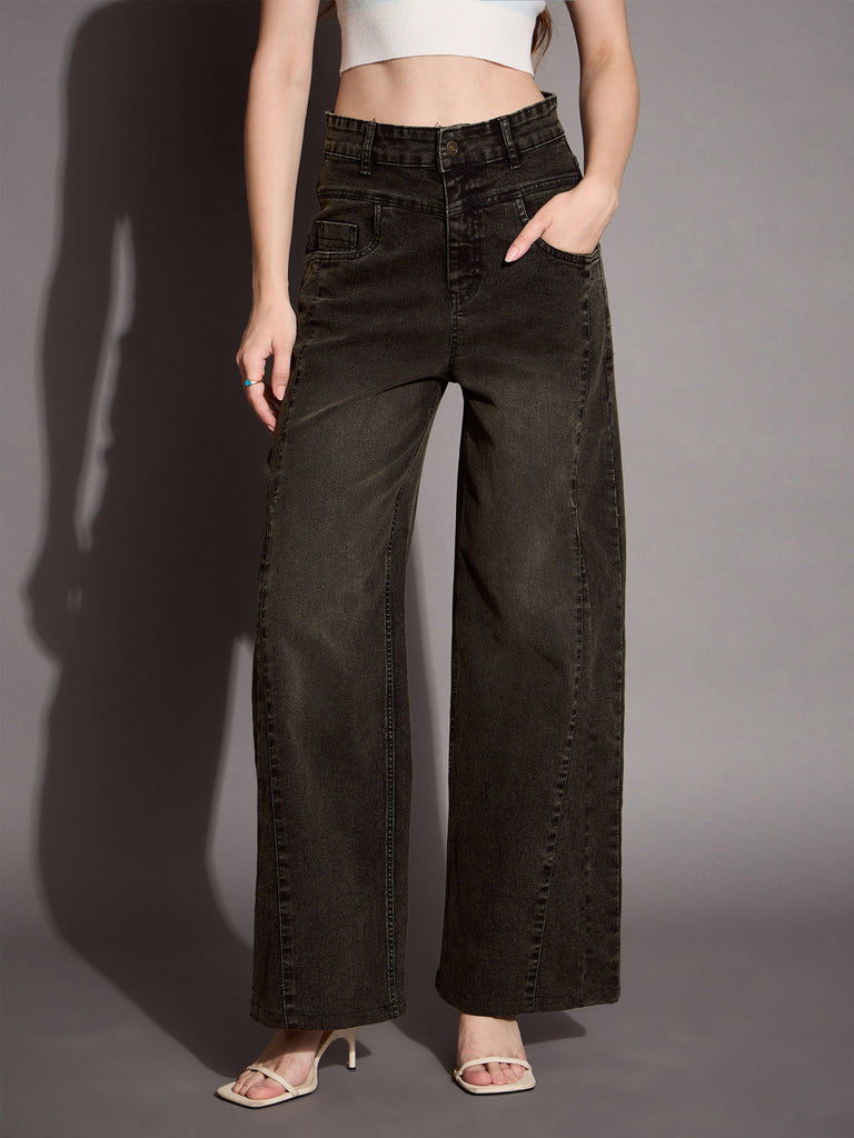 Women's Black Wash Jean