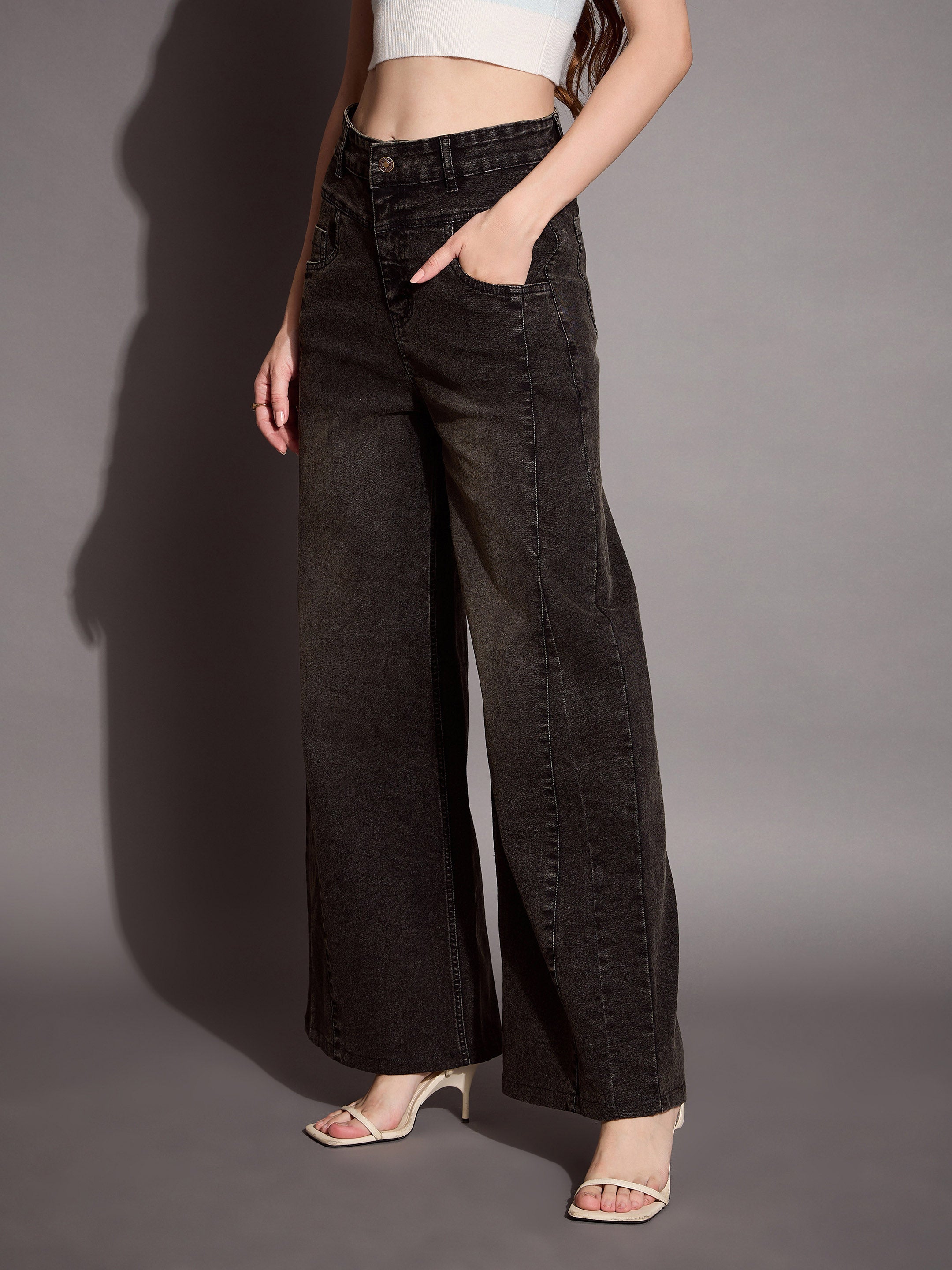 Women's Black Wash Jean - Sassafras