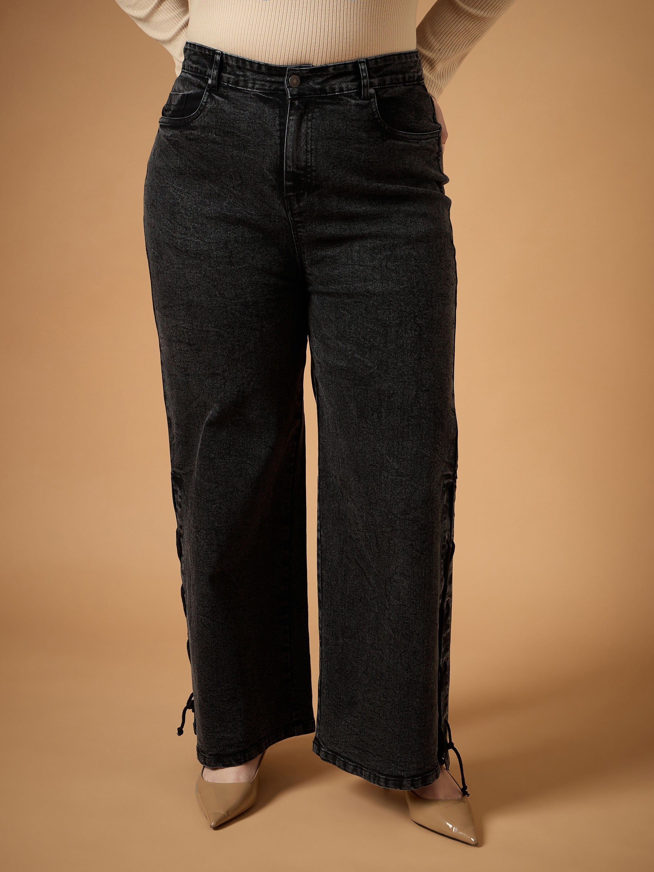 Women's Black Wash Jean - Sassafras