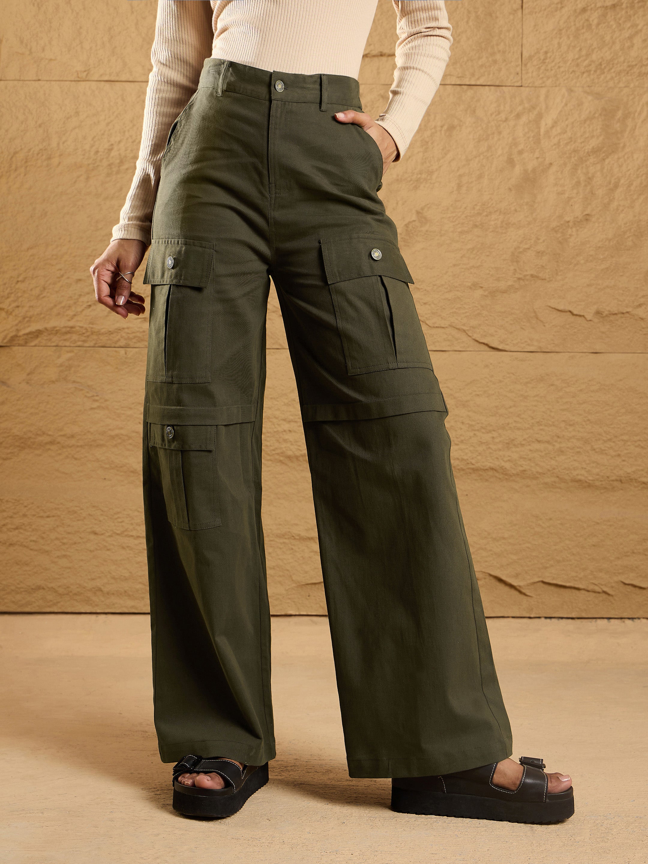 Women's Olive Pocket Pant - Sassafras